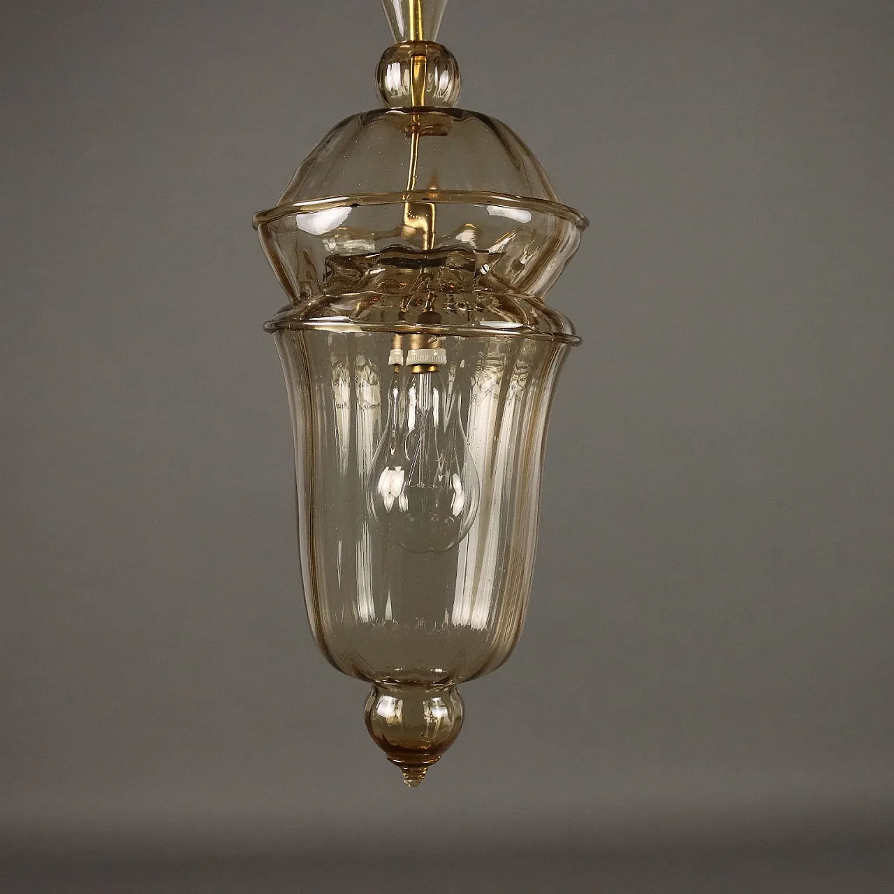 Lampadario pendente in vetro di Murano, '900 7