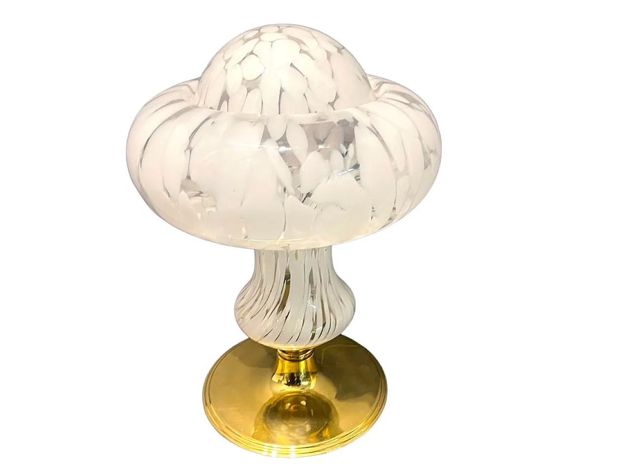 Lampada da tavolo in vetro di Murano, anni '70 1