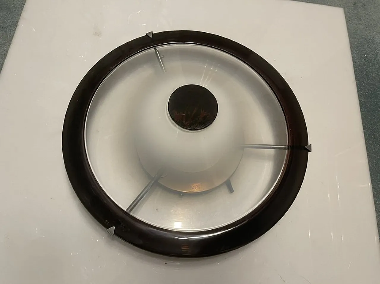 Murano Glass Flush Mount Lamp by Mila Schon for Zonca Voghera, 1980s 1