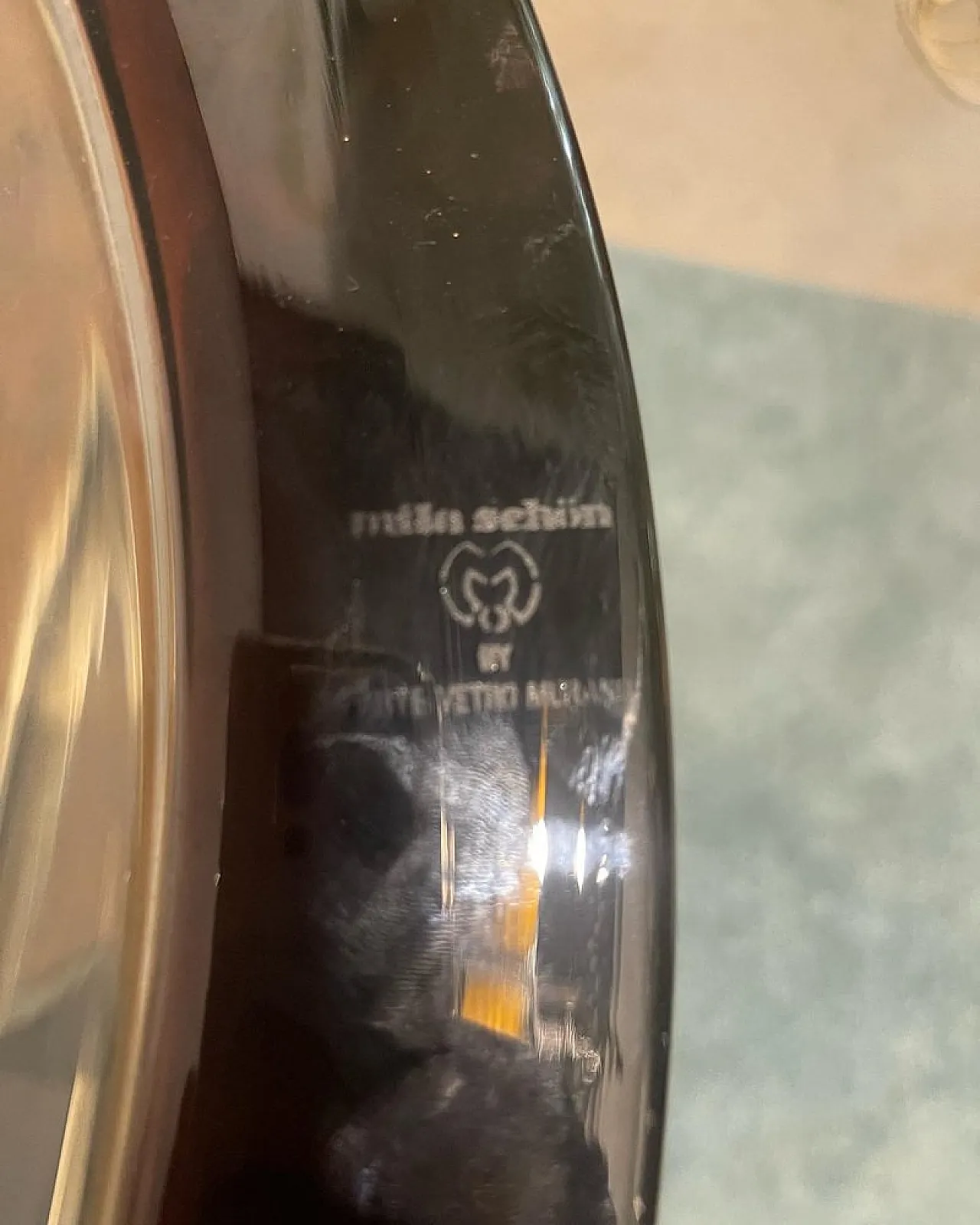 Murano Glass Flush Mount Lamp by Mila Schon for Zonca Voghera, 1980s 4