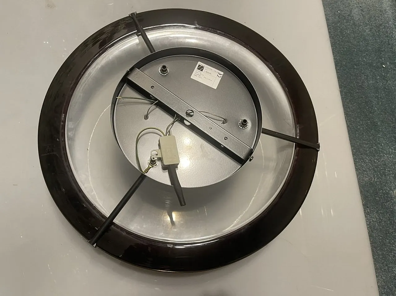 Murano Glass Flush Mount Lamp by Mila Schon for Zonca Voghera, 1980s 8