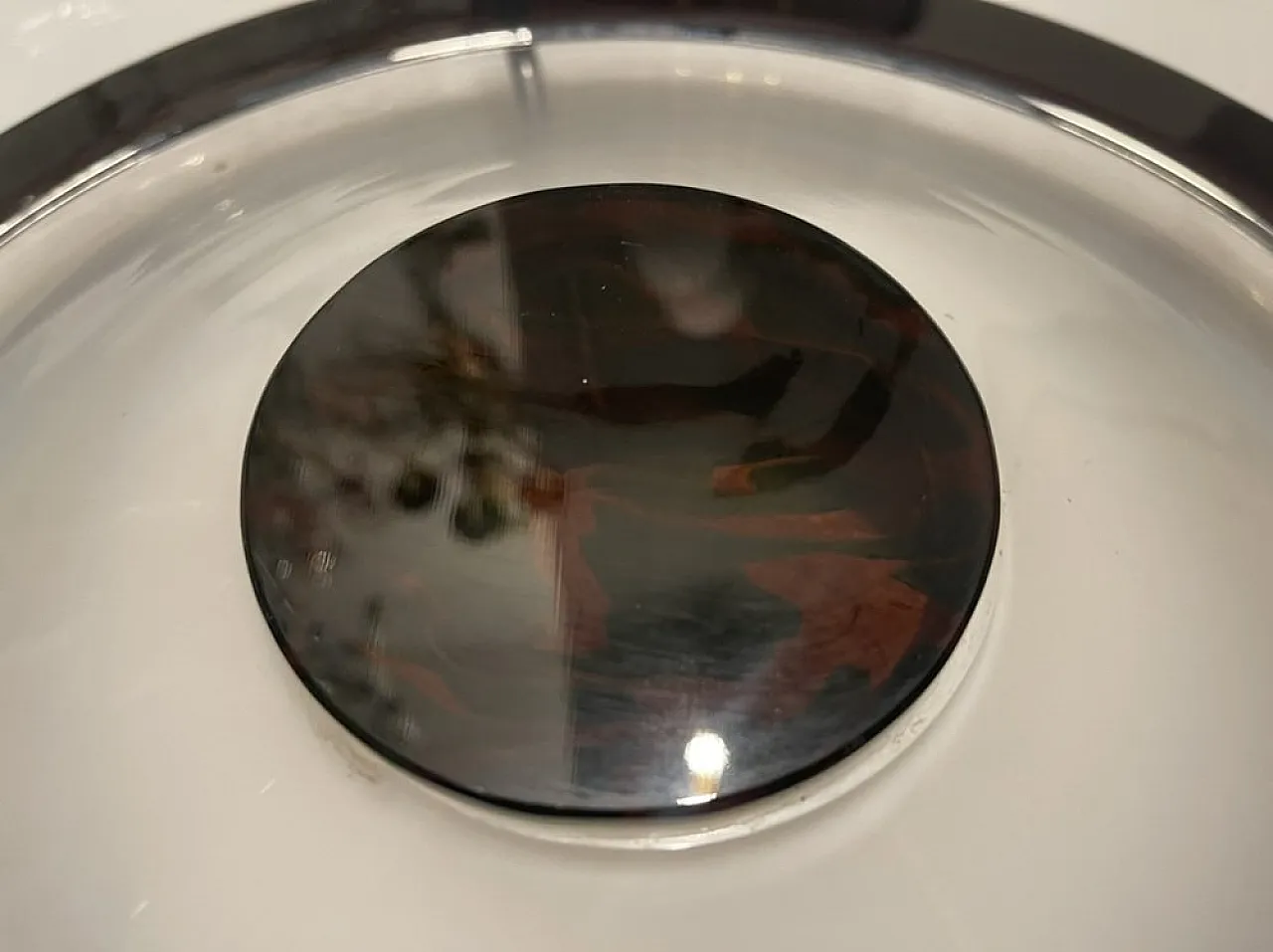 Murano Glass Flush Mount Lamp by Mila Schon for Zonca Voghera, 1980s 11