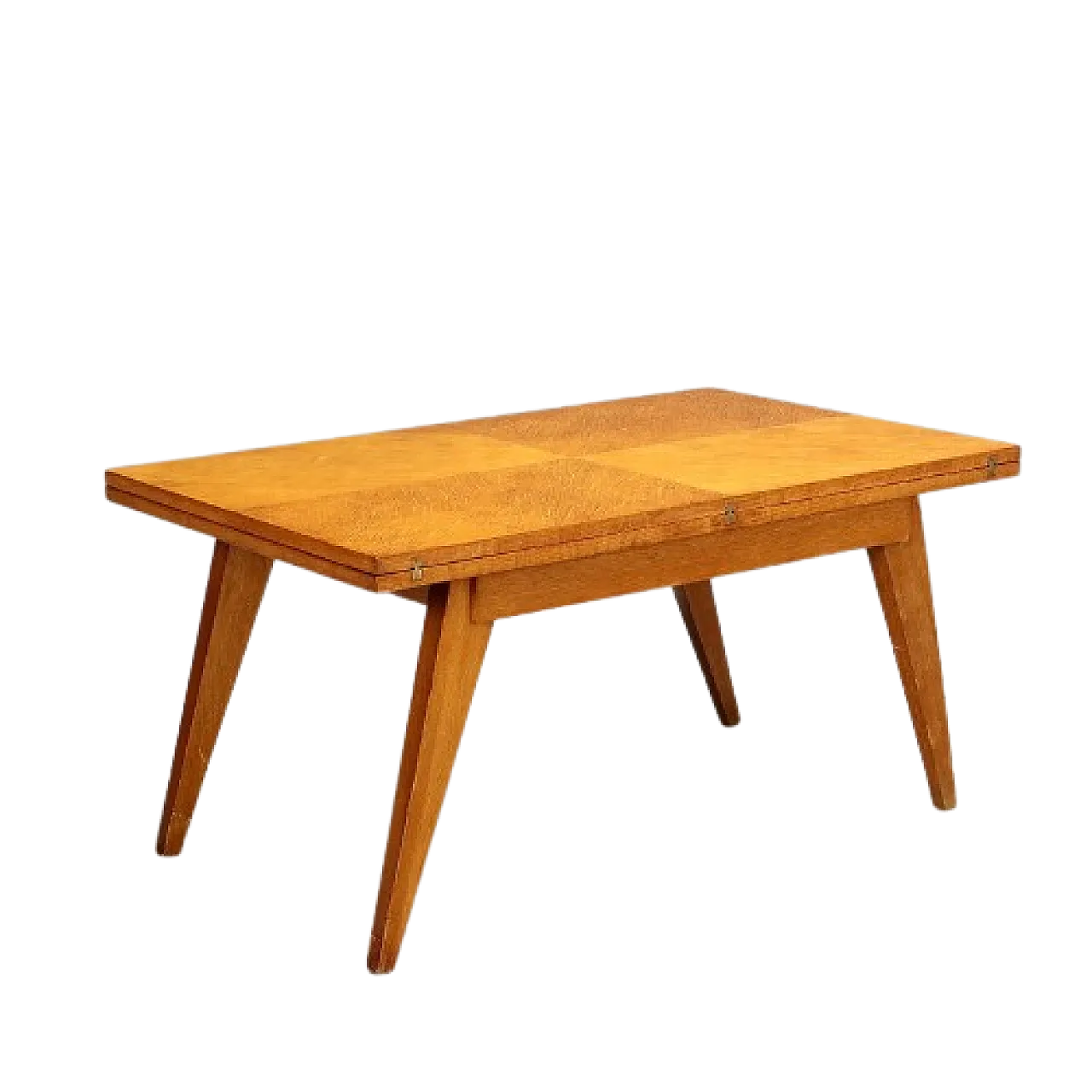 Oak veneer coffee table, 20th century 9