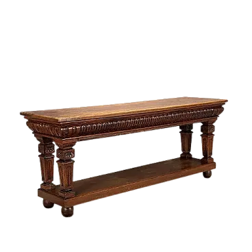 Neo-Renaissance style walnut table, early 20th century