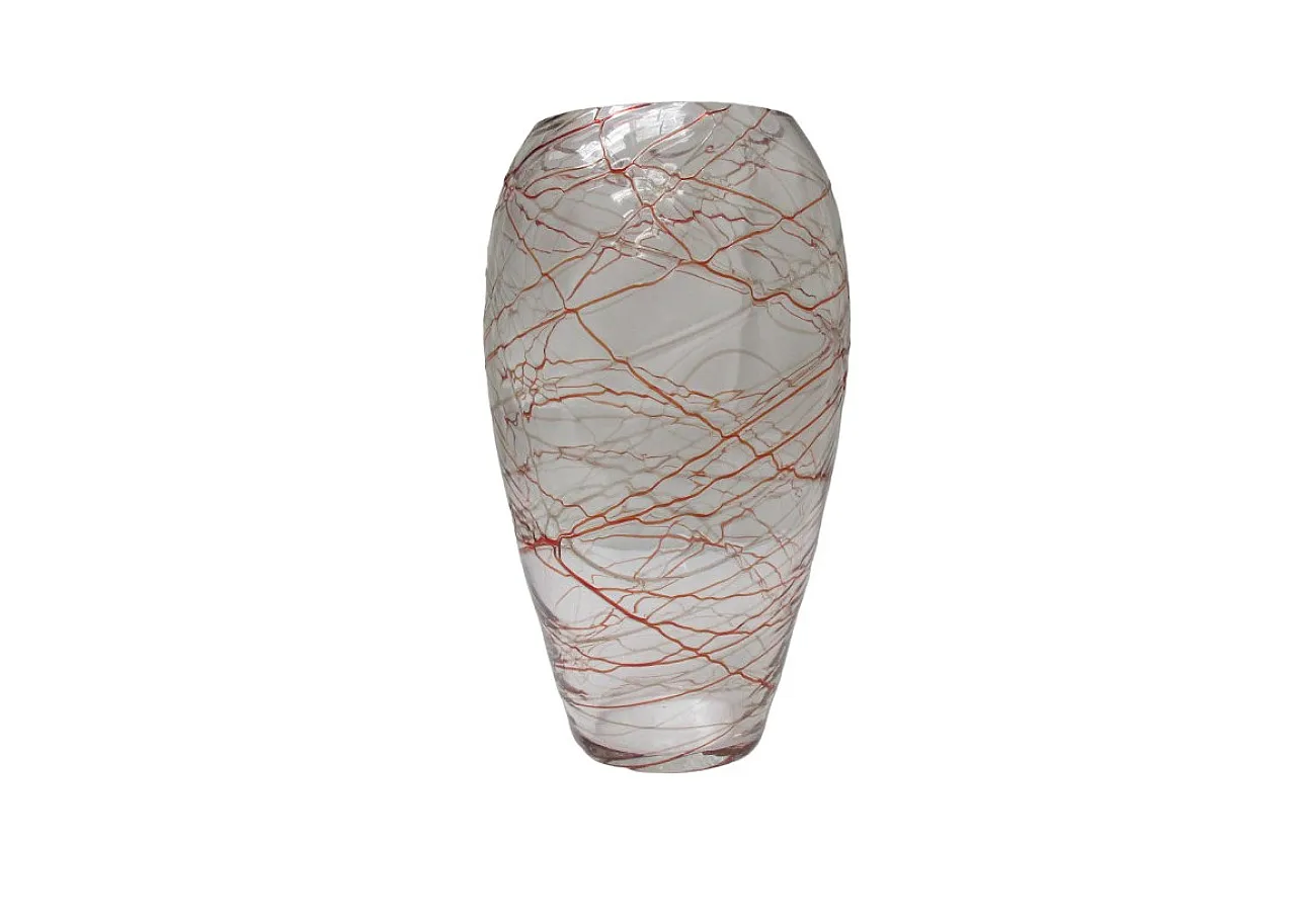 Murano glass vase by Carlo Nason, Italy, 2000s 1