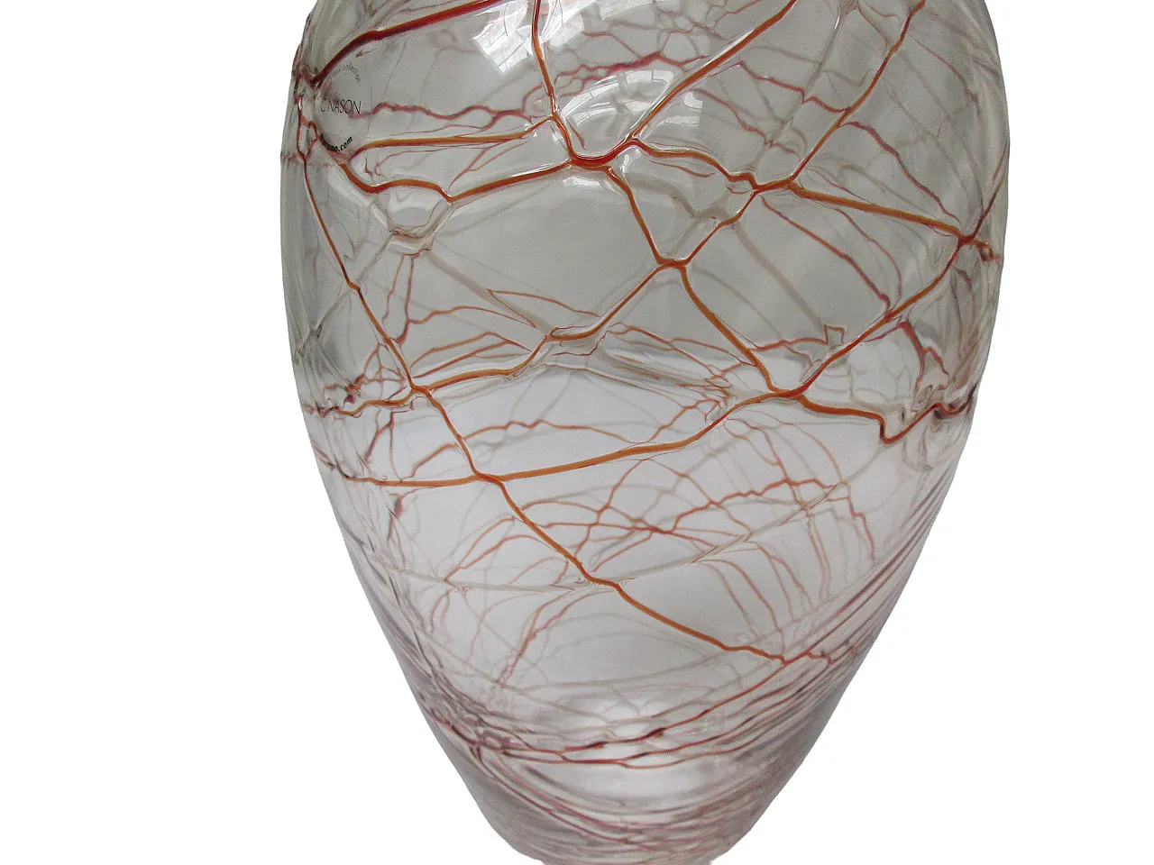 Murano glass vase by Carlo Nason, Italy, 2000s 3