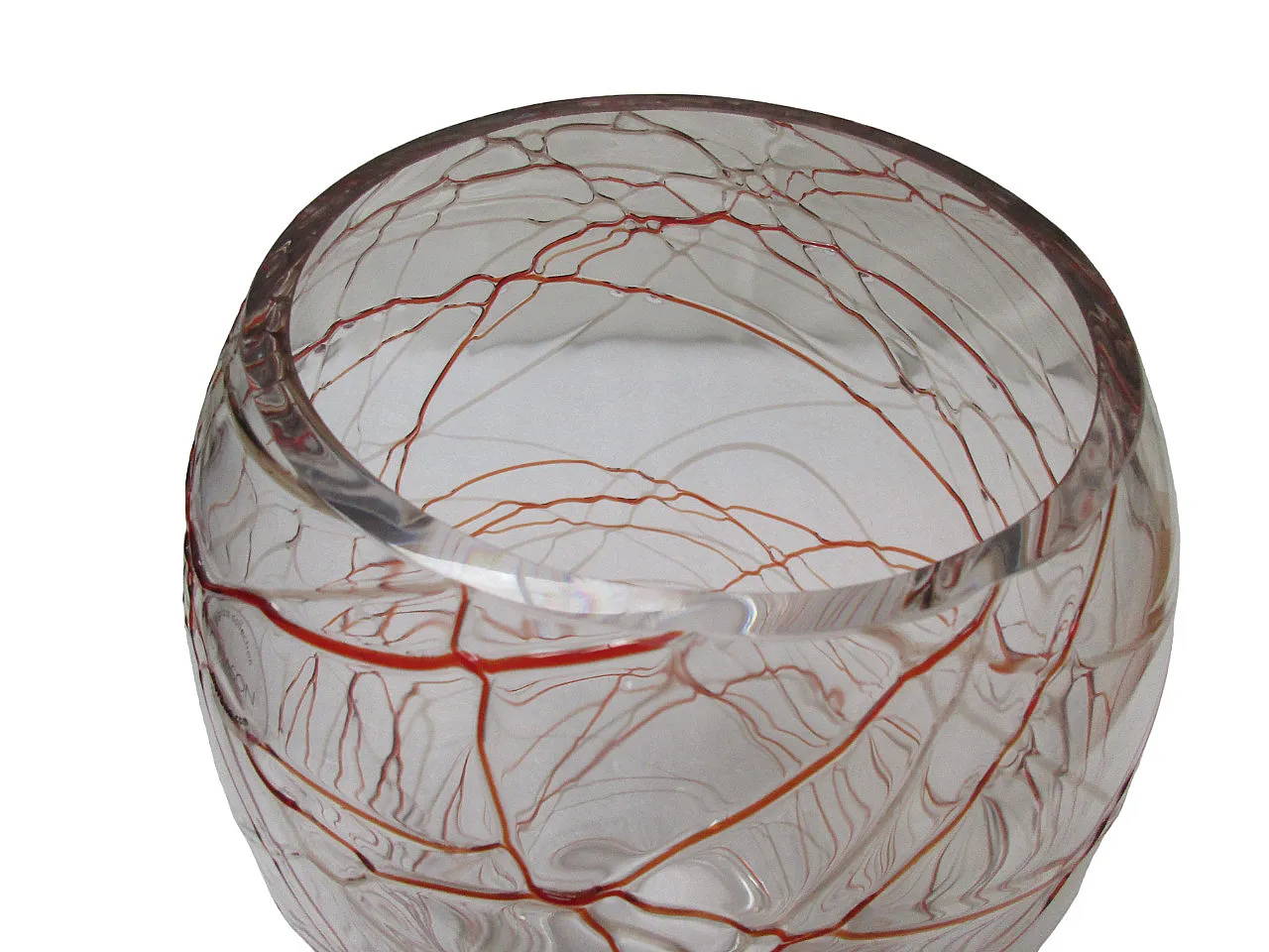 Murano glass vase by Carlo Nason, Italy, 2000s 6