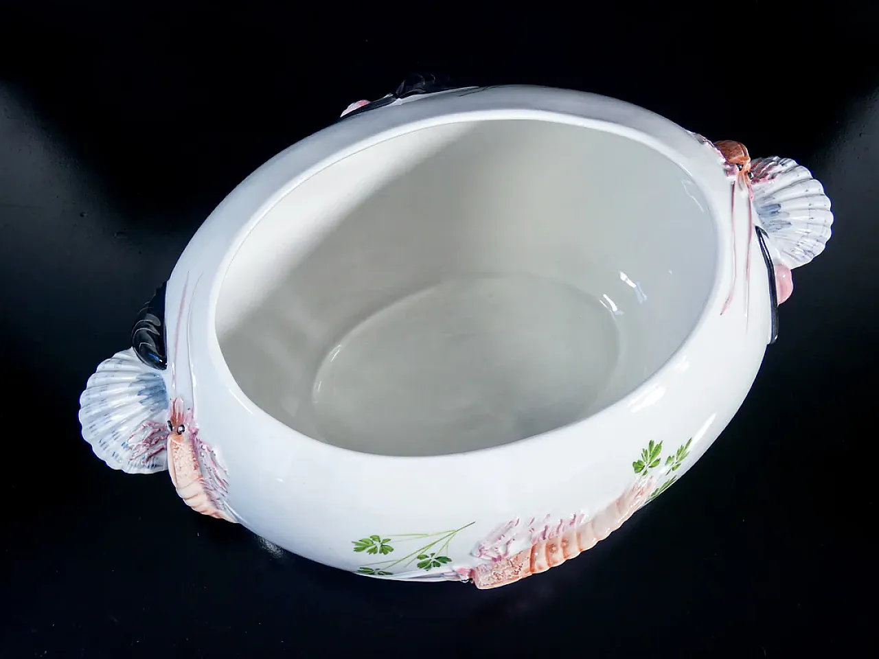 TRE ART tureen with tray and ladle, 1980s 7