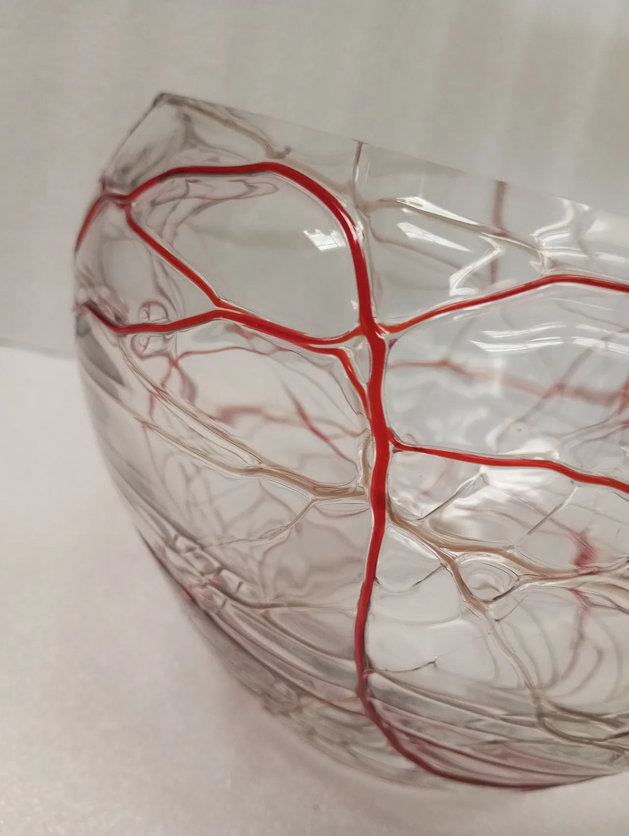 Murano glass bowl vase, signed Carlo Nason circa 2000 4