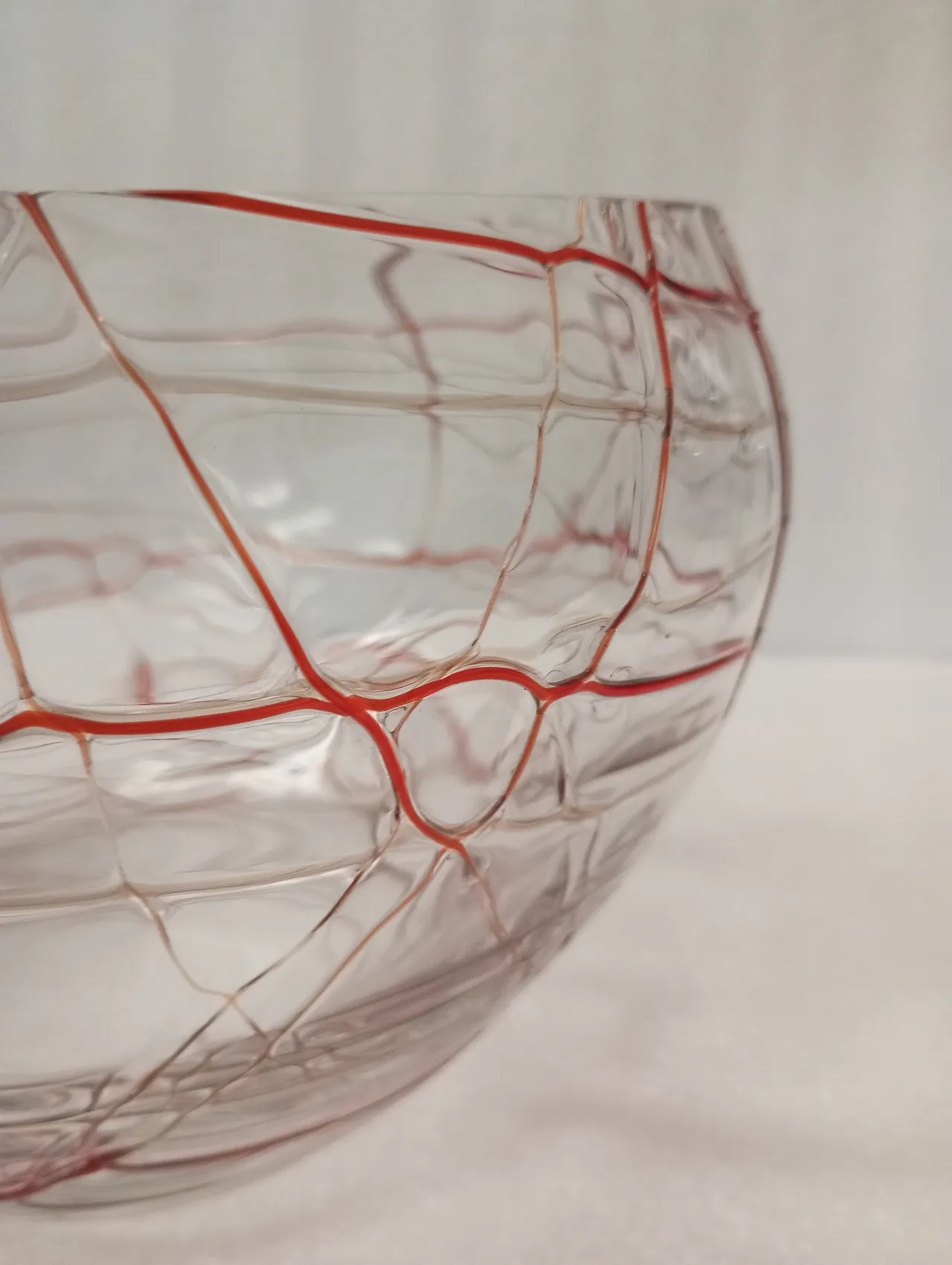 Murano glass bowl vase, signed Carlo Nason circa 2000 5
