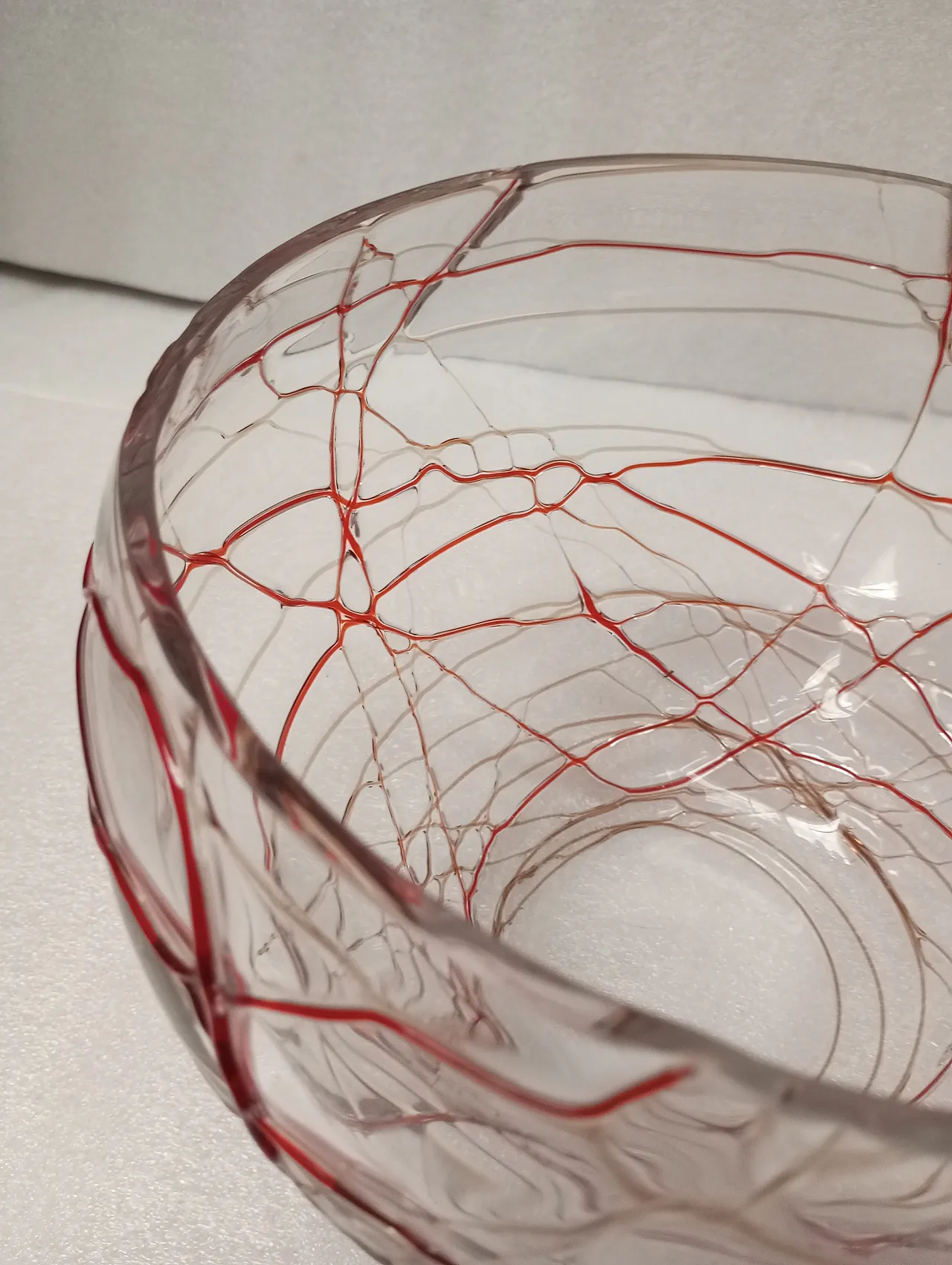 Murano glass bowl vase, signed Carlo Nason circa 2000 8