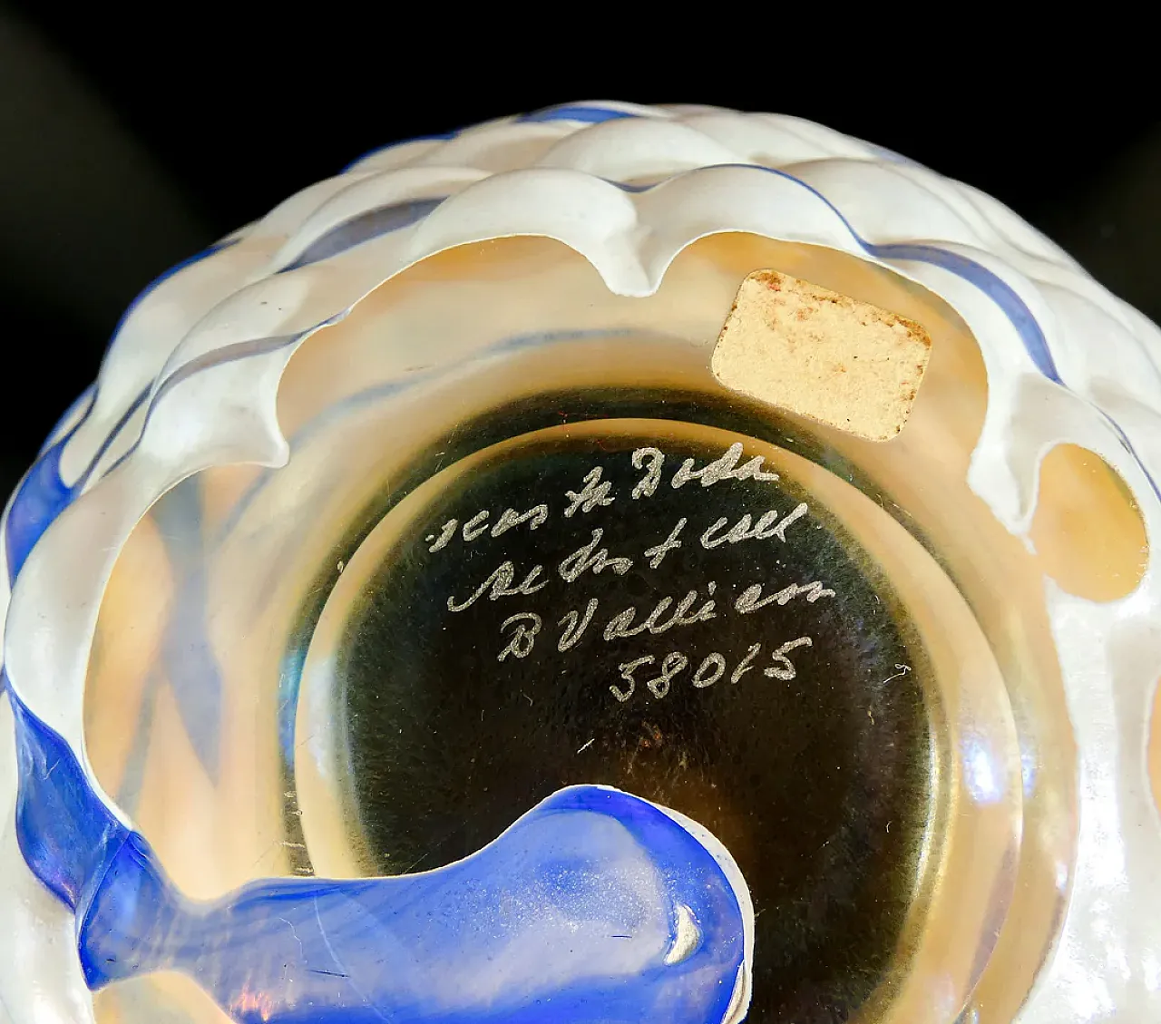 Bertil Vallien blown glass vase for Kosts Boda, 1980s 3