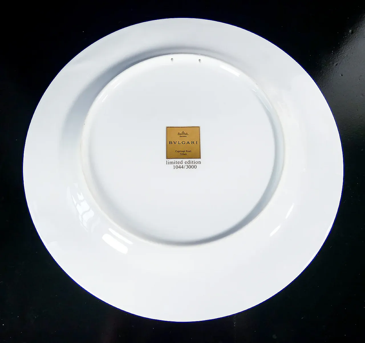 Piatto in porcellana di Rosenthal per Bvlgari, anni '90 2