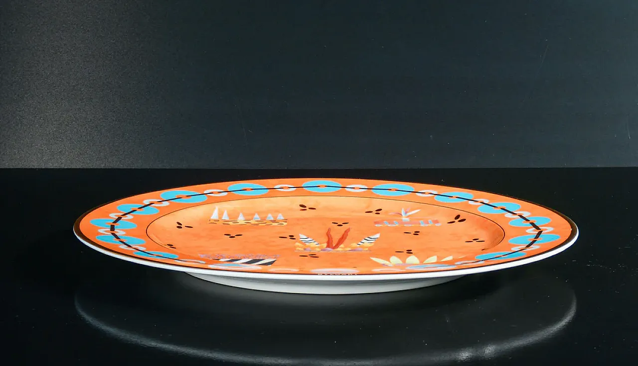 Piatto in porcellana di Rosenthal per Bvlgari, anni '90 4
