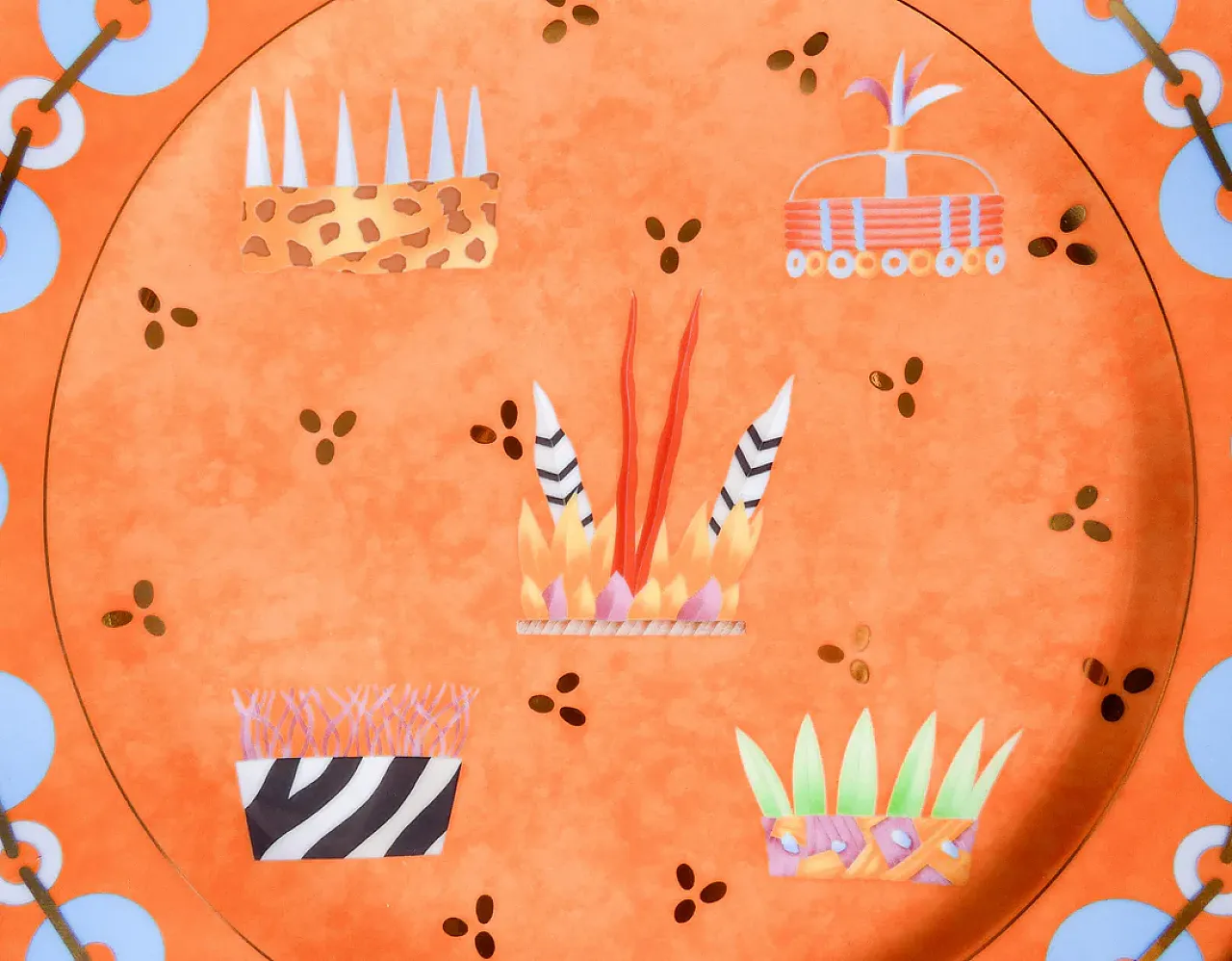 Piatto in porcellana di Rosenthal per Bvlgari, anni '90 5