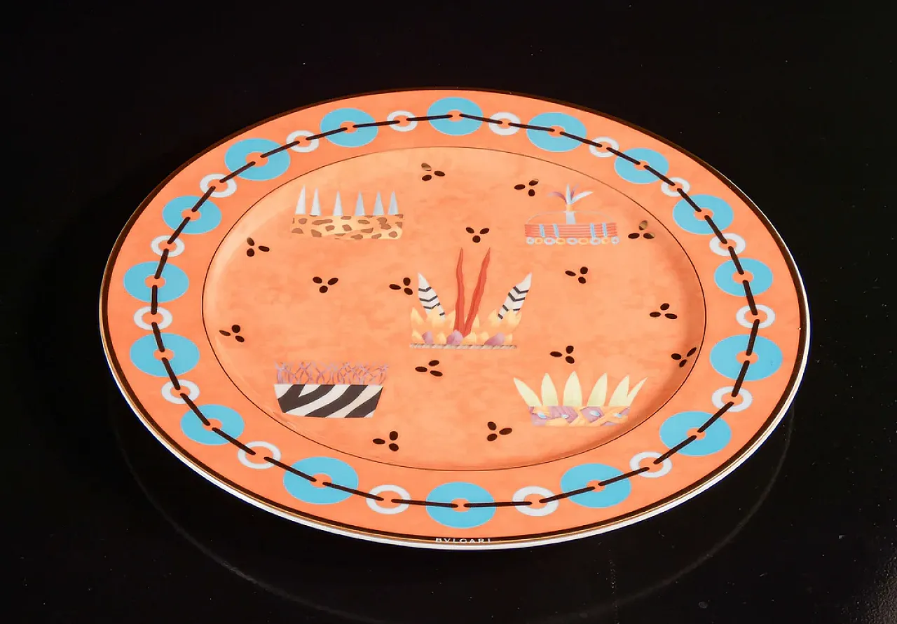 Piatto in porcellana di Rosenthal per Bvlgari, anni '90 6