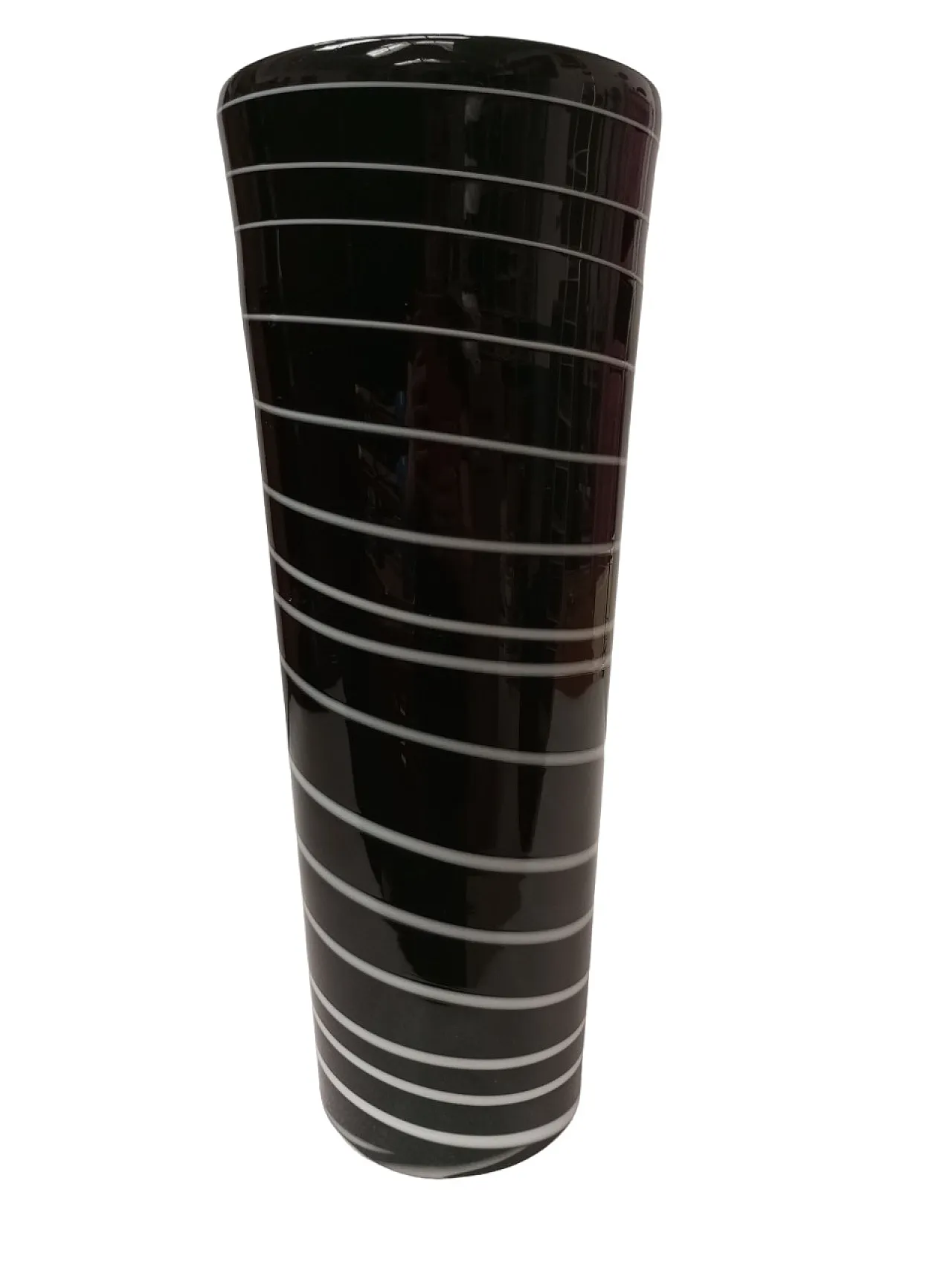 Vaso decorativo in vetro di Murano, Venezia Italia anni ‘90 2