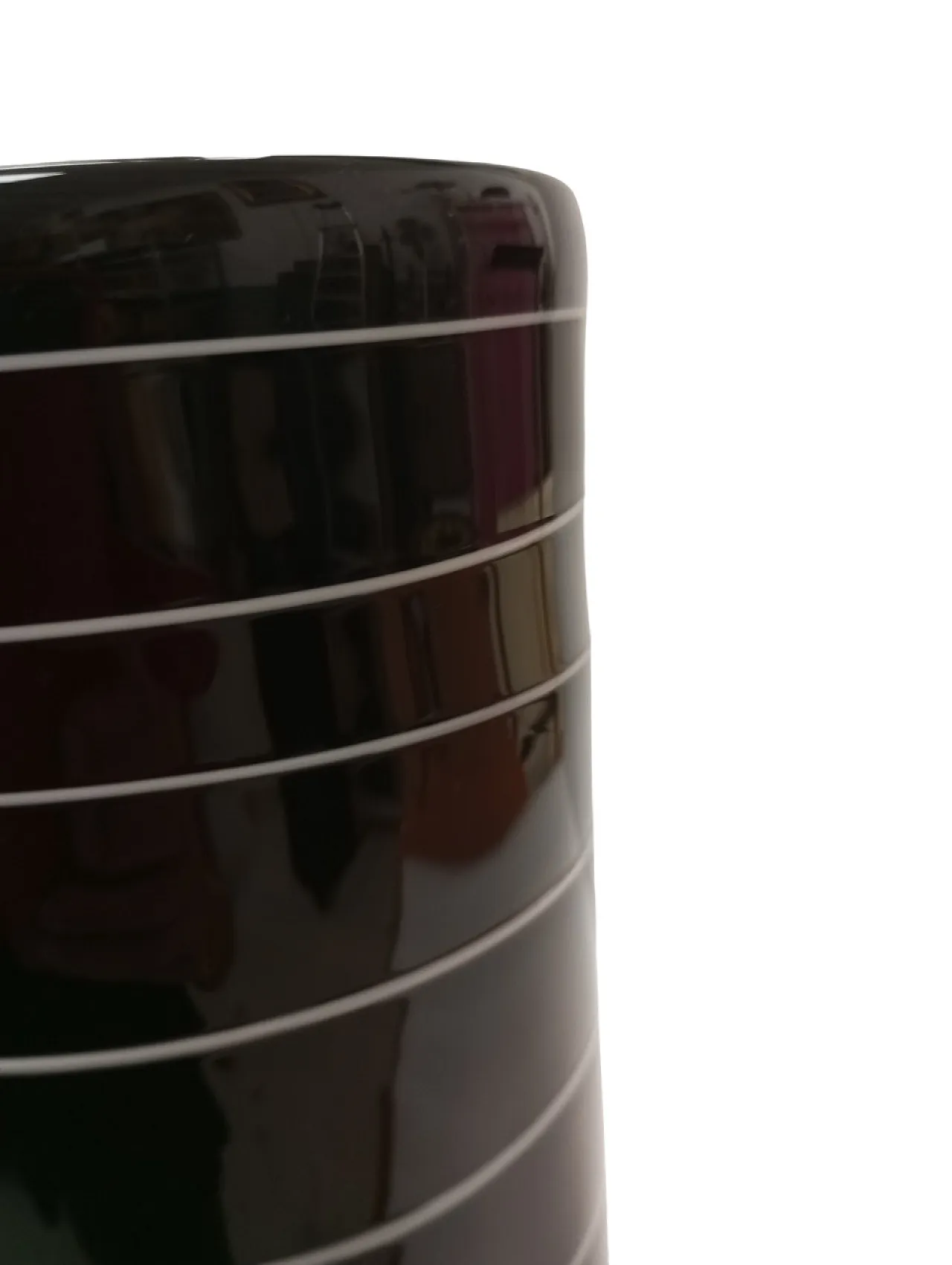 Vaso decorativo in vetro di Murano, Venezia Italia anni ‘90 6