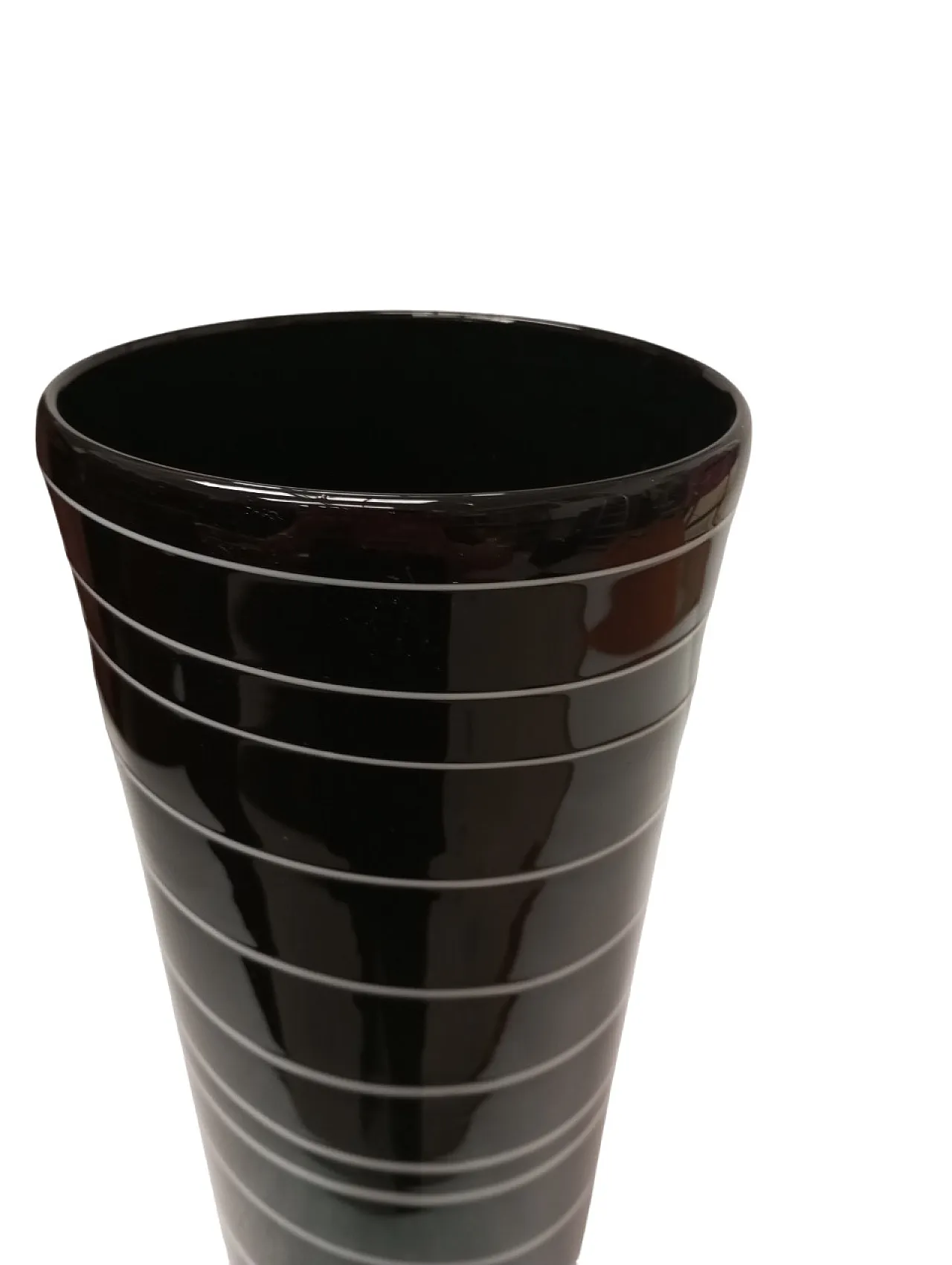 Vaso decorativo in vetro di Murano, Venezia Italia anni ‘90 8