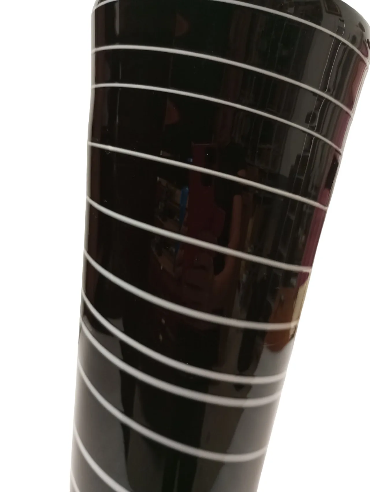 Vaso decorativo in vetro di Murano, Venezia Italia anni ‘90 9