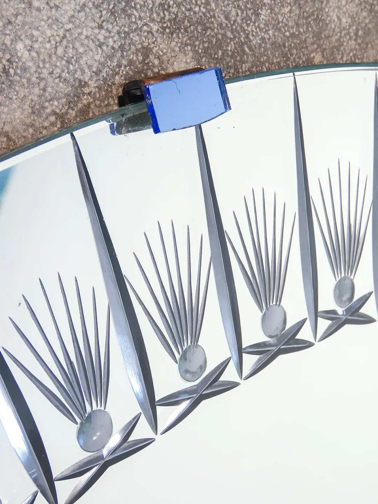 Specchio da parete Cristal Art, anni '60 2