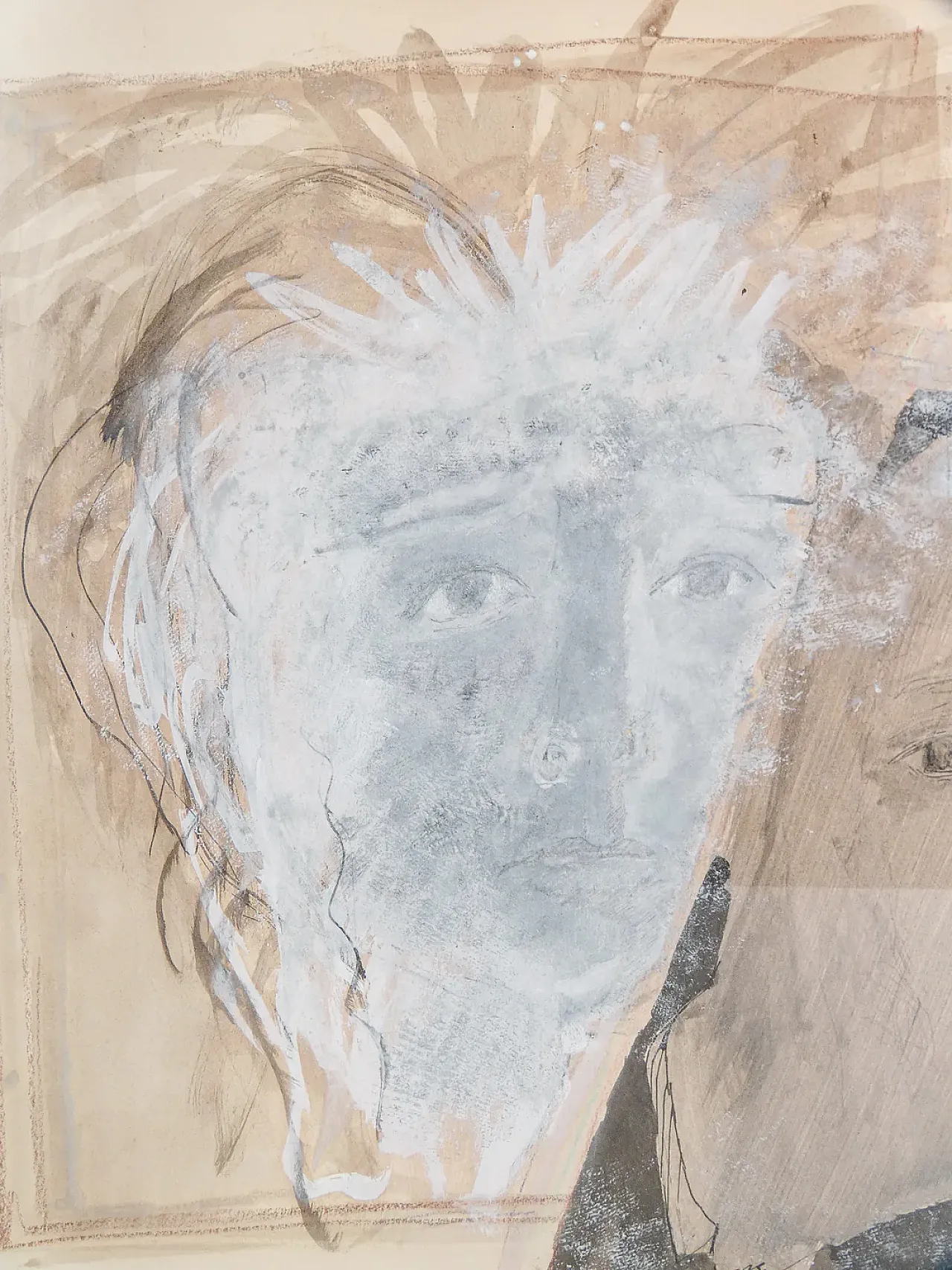 Couple of Young Lovers, oil on canvas, early 20th century 2