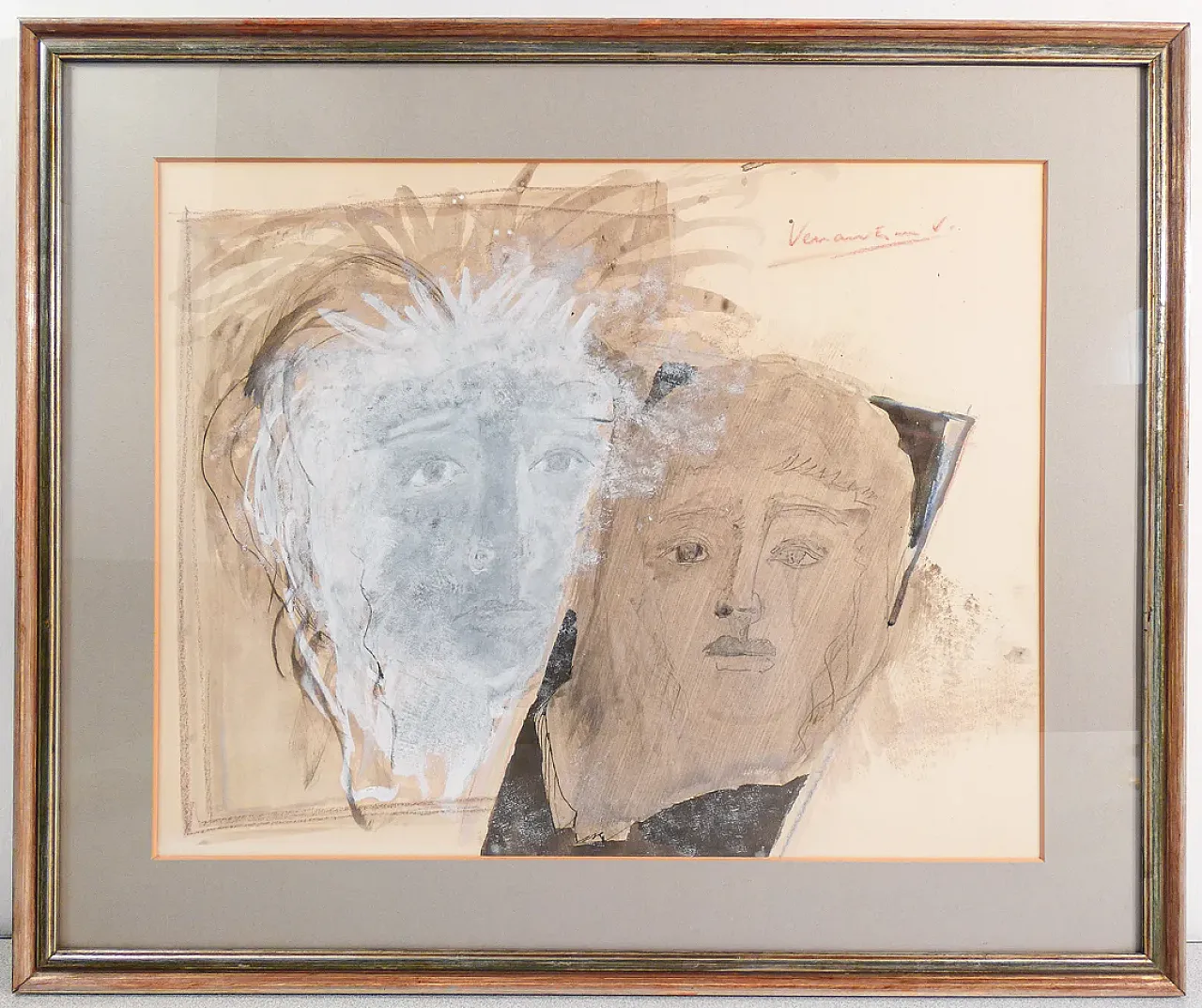 Couple of Young Lovers, oil on canvas, early 20th century 5