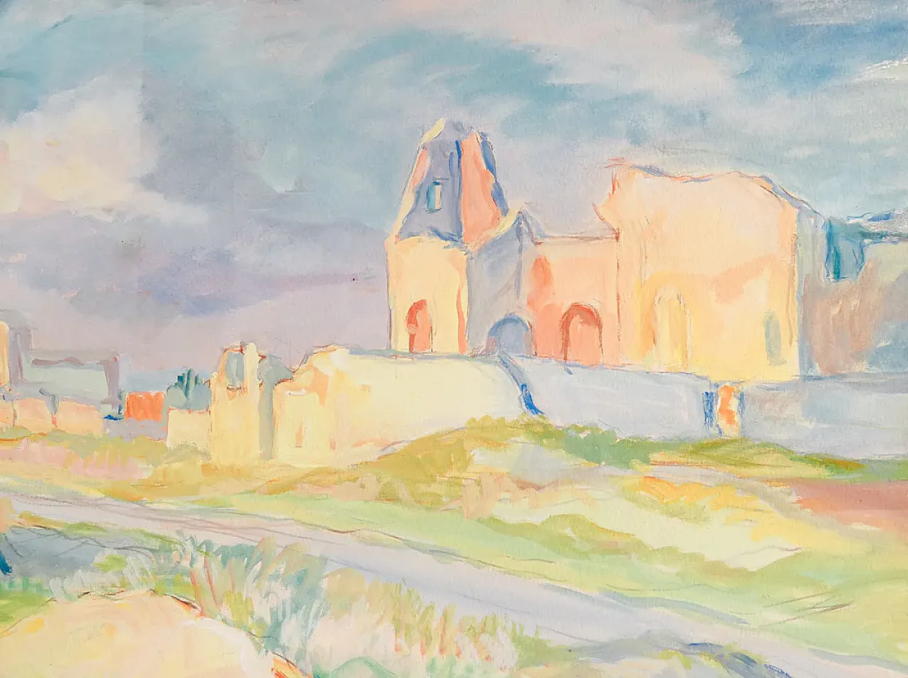 Tomb of the Quintili on the Appian Way by Pino Stampini, 1940s 5