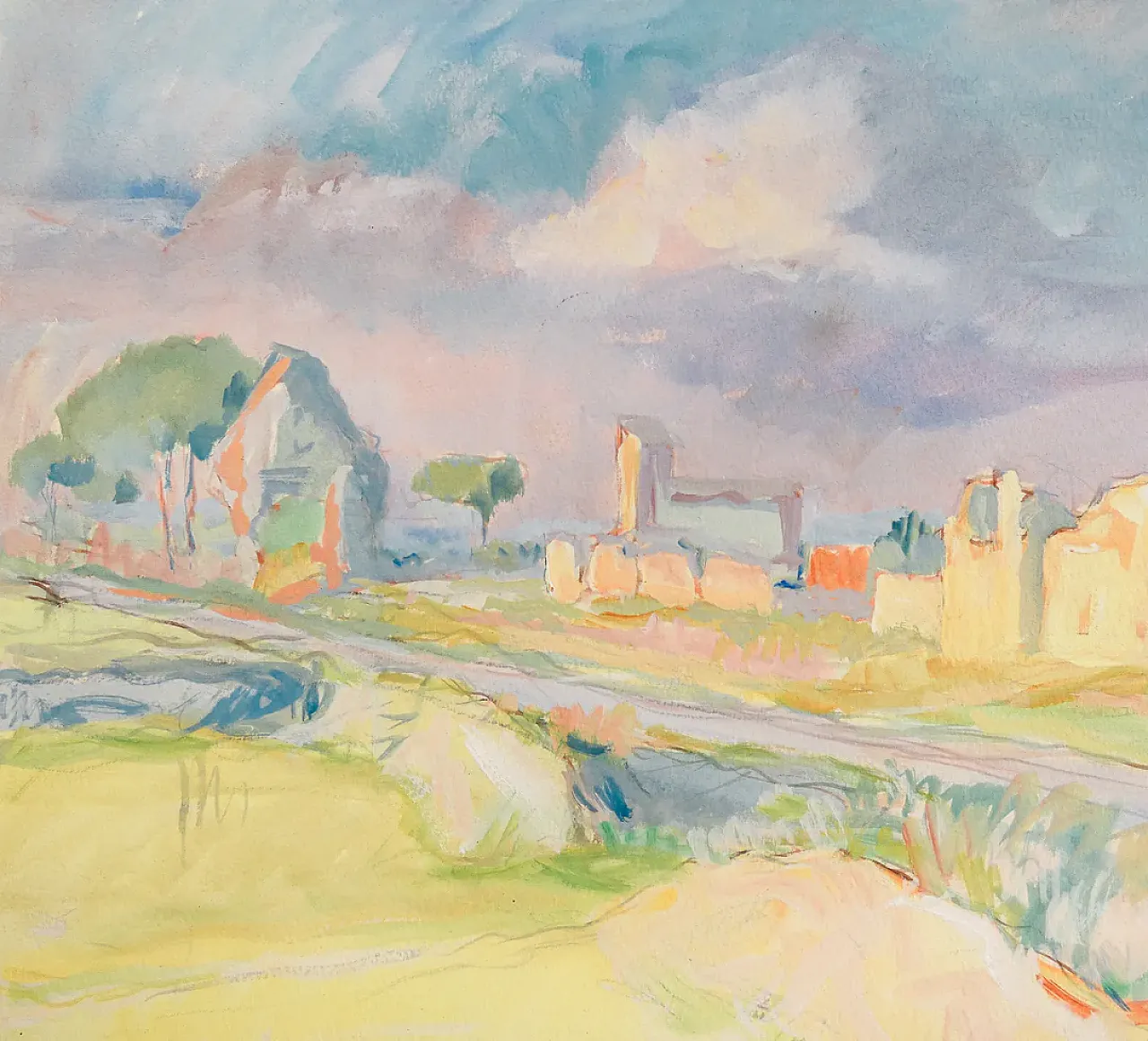 Tomb of the Quintili on the Appian Way by Pino Stampini, 1940s 6