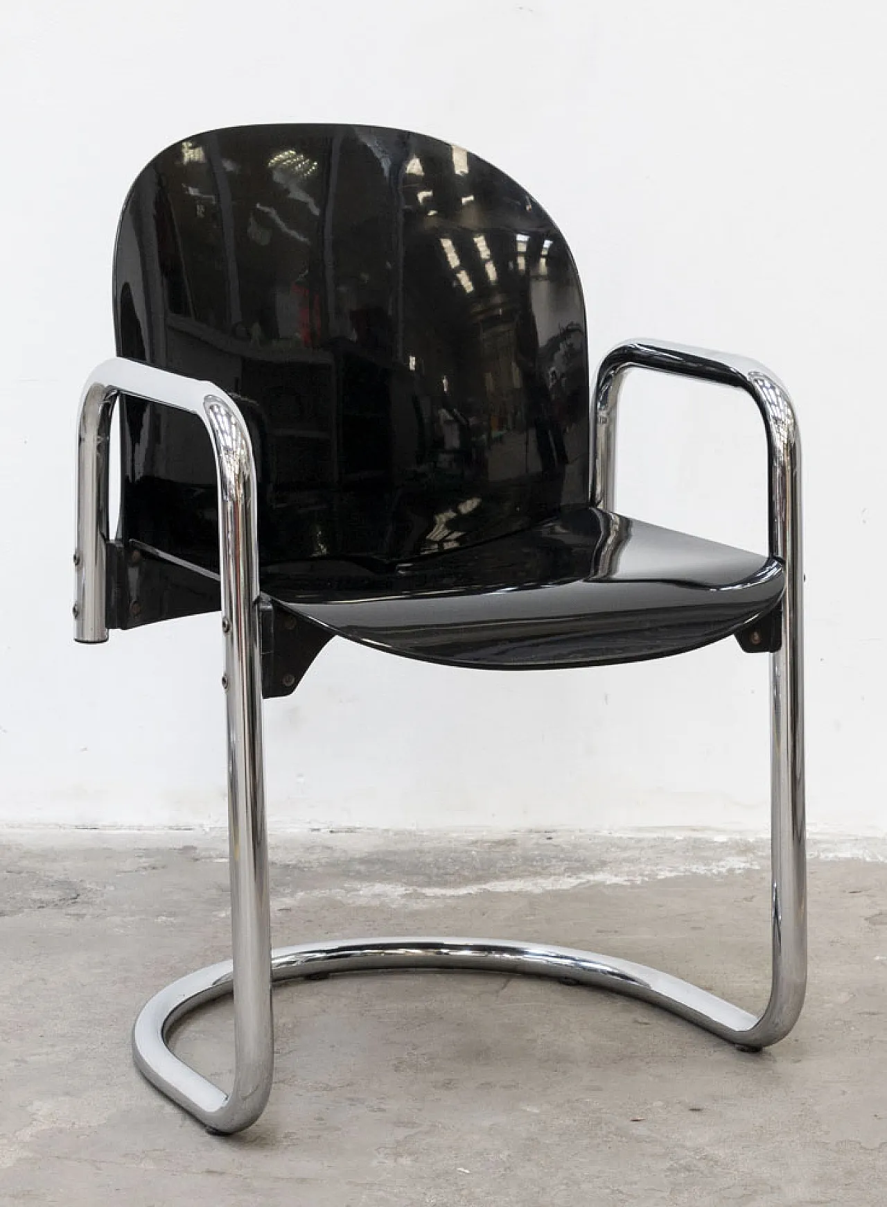4 Dialogue Chairs by Afra and Tobia Scarpa for B&B Italy, 20th century 2