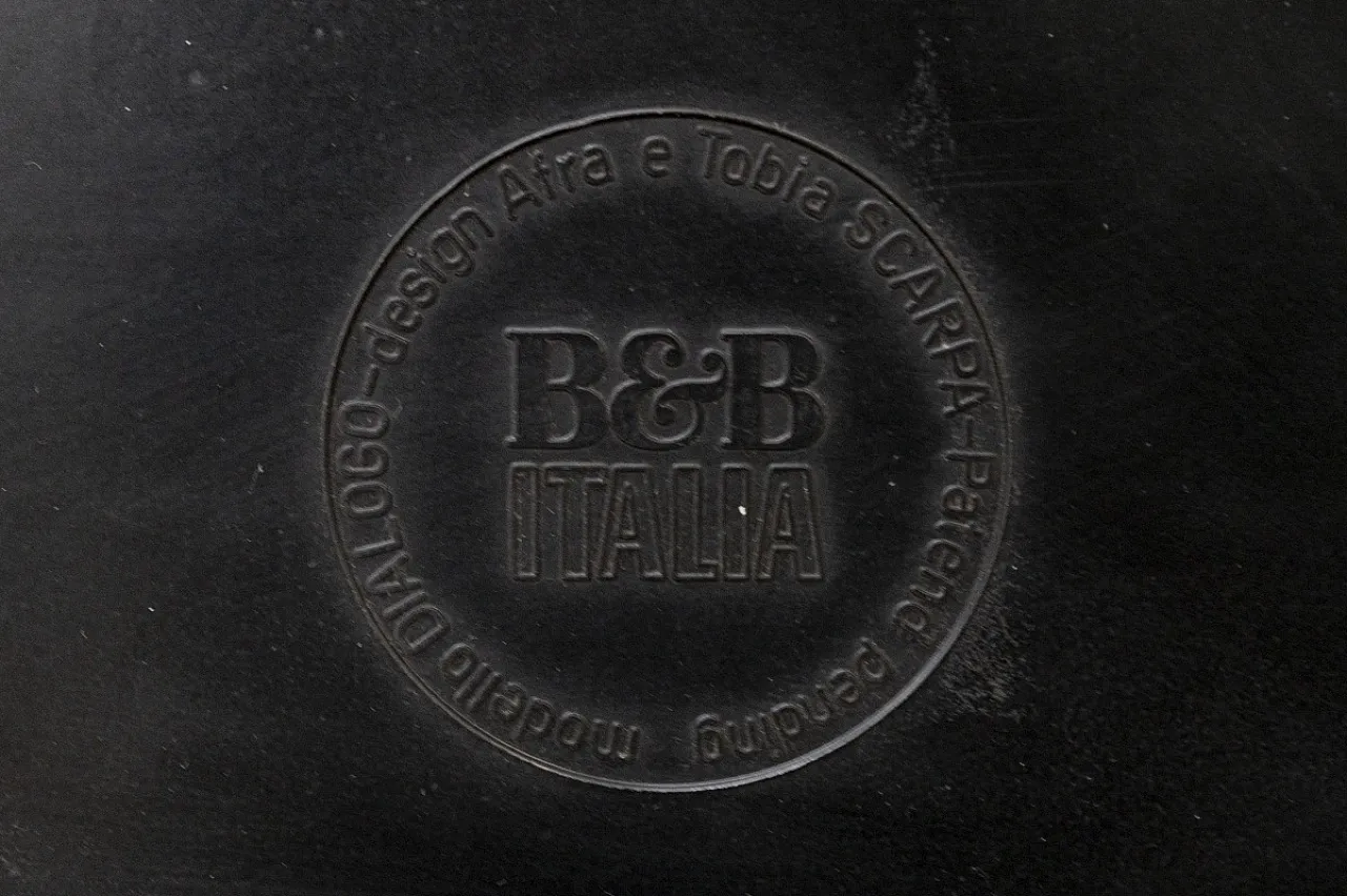 4 Dialogue Chairs by Afra and Tobia Scarpa for B&B Italy, 20th century 4