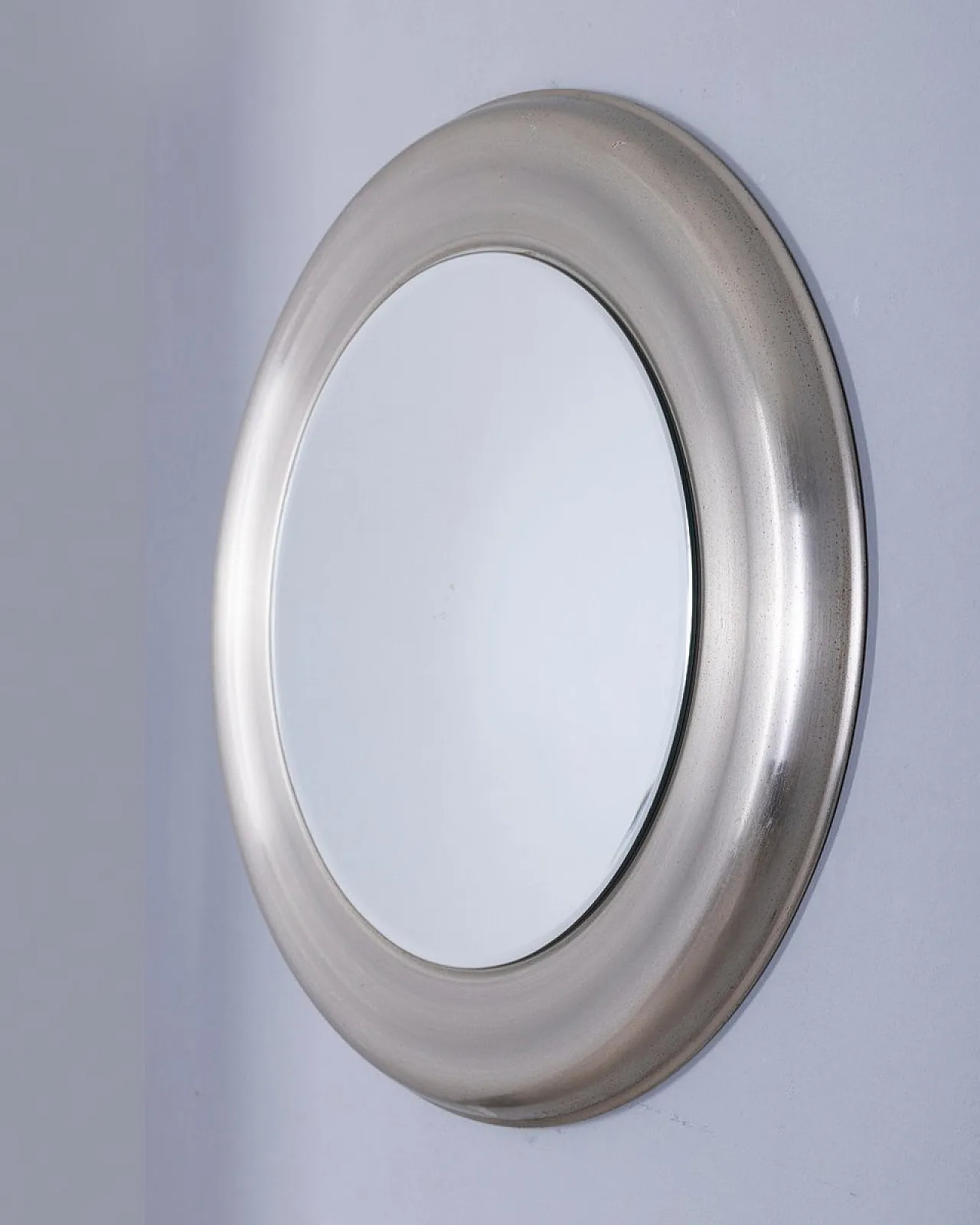 Specchio in metallo di Goffredo Reggiani per Reggiani, anni '60 7