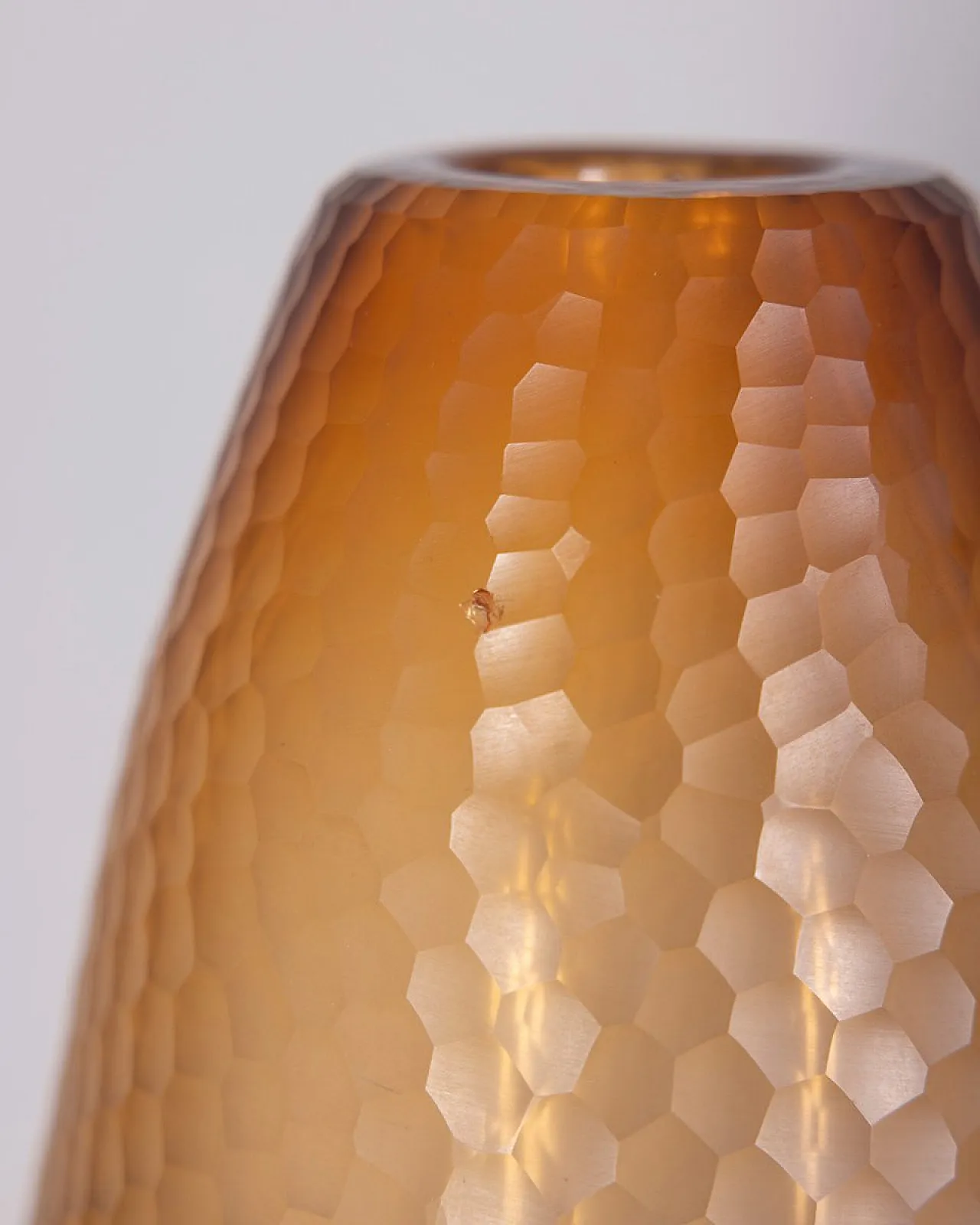 Hammered Murano glass vase by Carlo Scarpa for Venini, 1950s 7