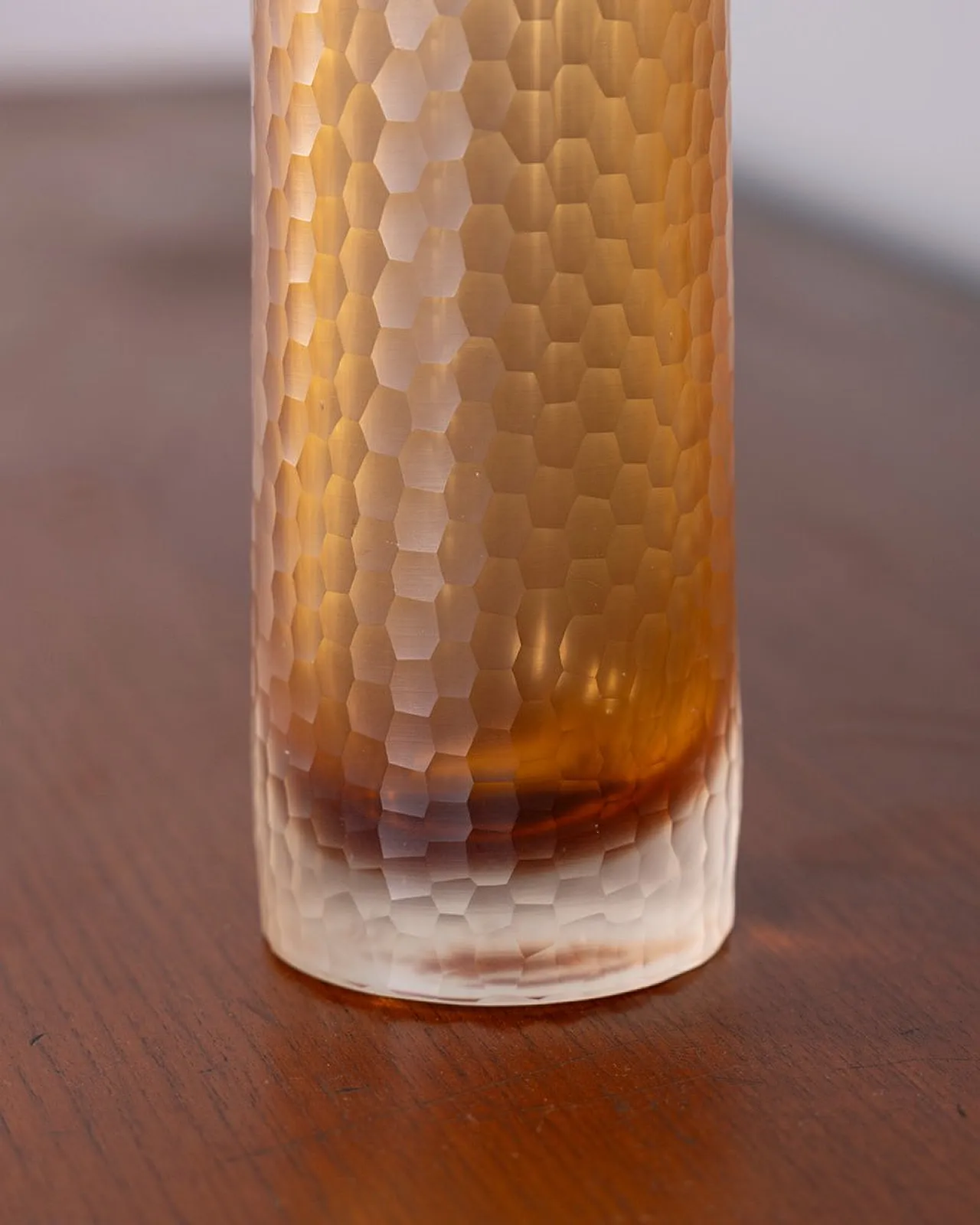 Vaso in vetro di Murano martellato di C. Scarpa per Venini, anni '50 7