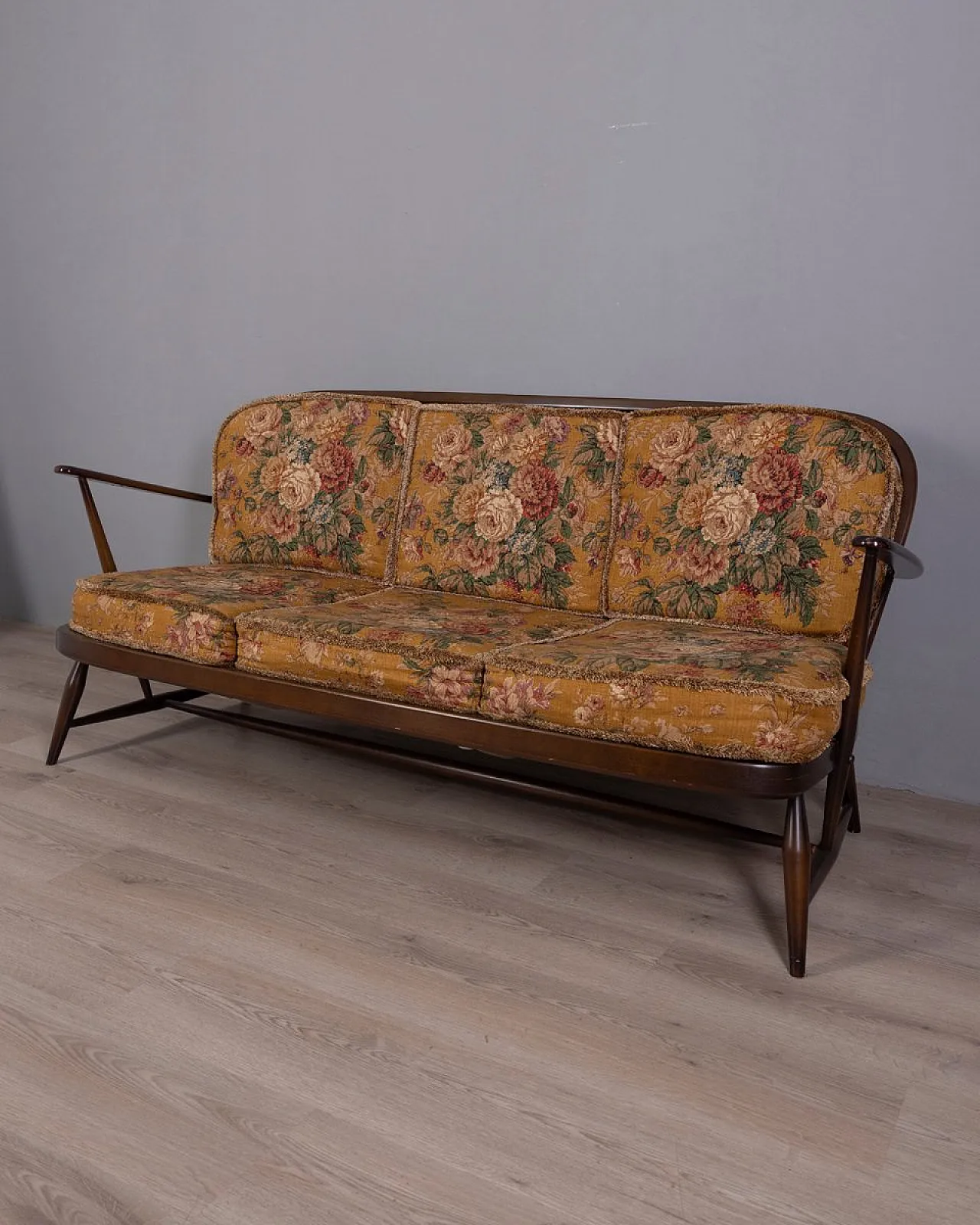 Wooden sofa by L. Ercolani for Ercol, 1960s 1