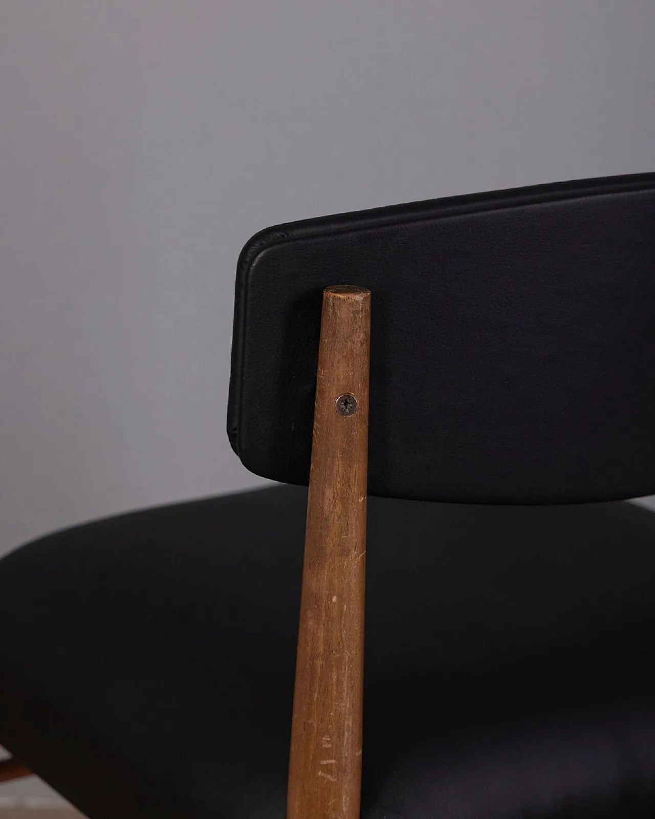 4 Teak chairs, 1960s 6