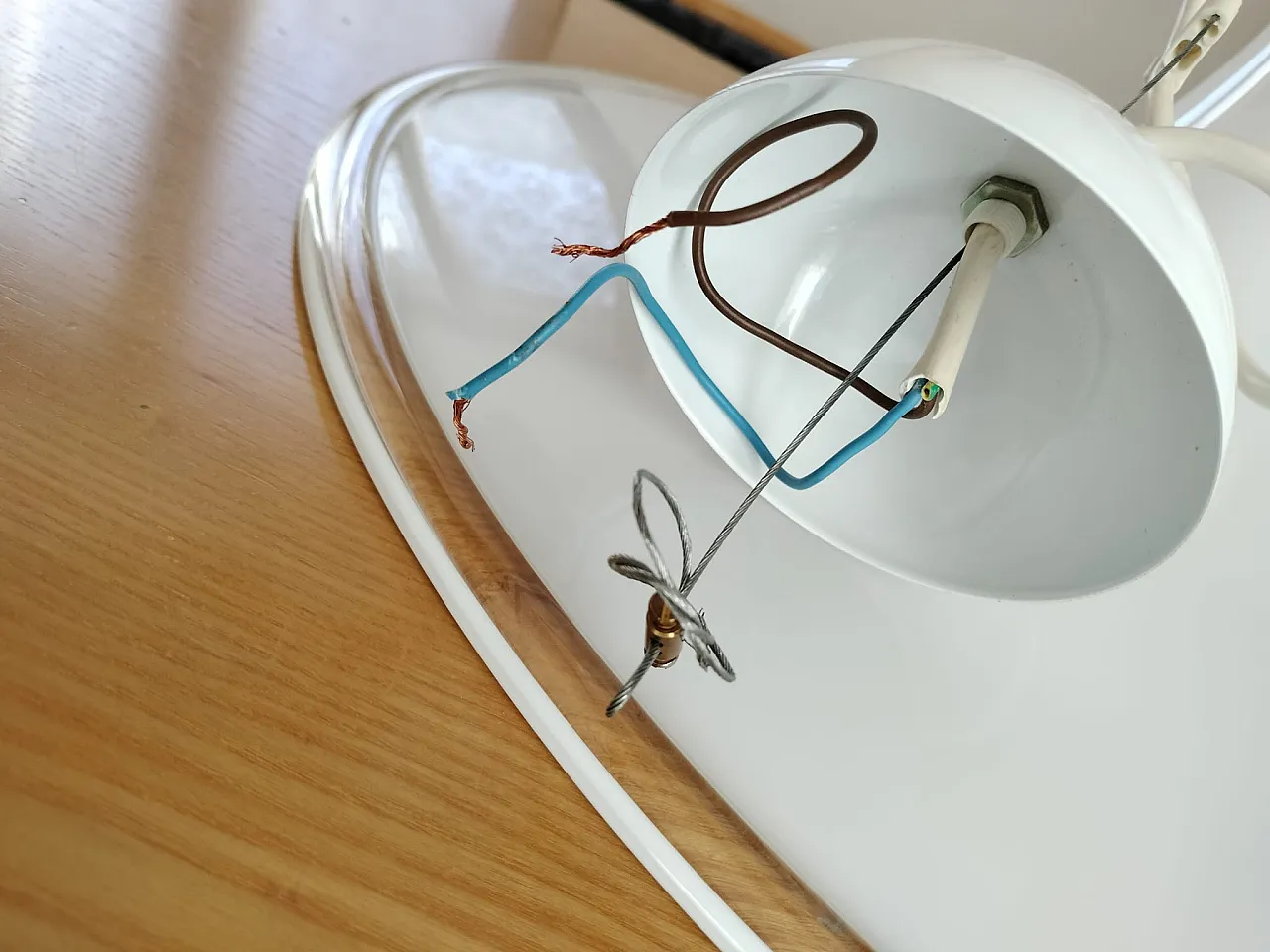 Ufo model light point chandelier, Murano glass, 1970s 10