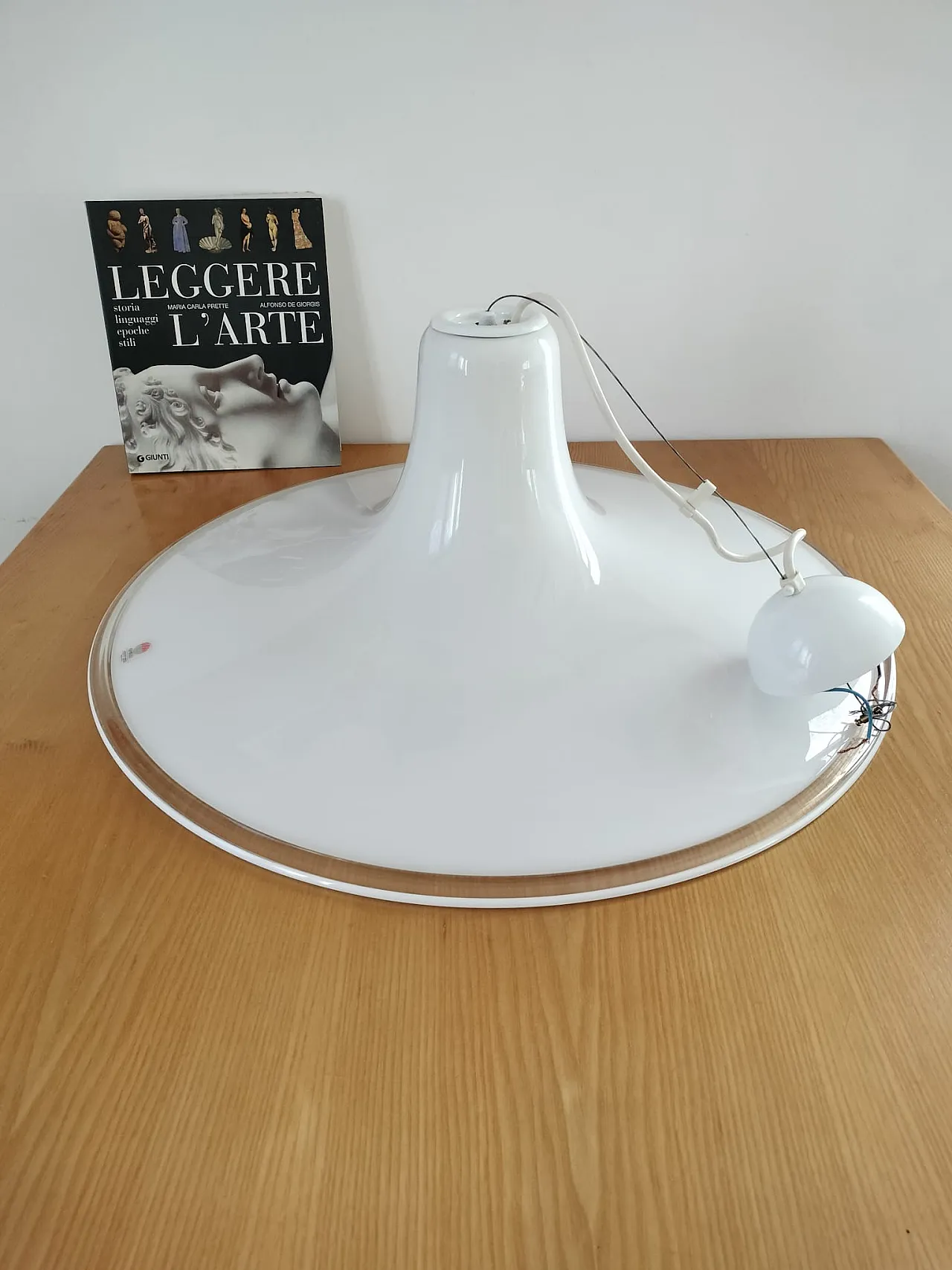 Ufo model light point chandelier, Murano glass, 1970s 11