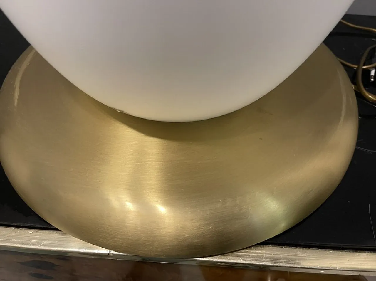 Pair of Murano glass egg-shaped table lamps, 1980s 5