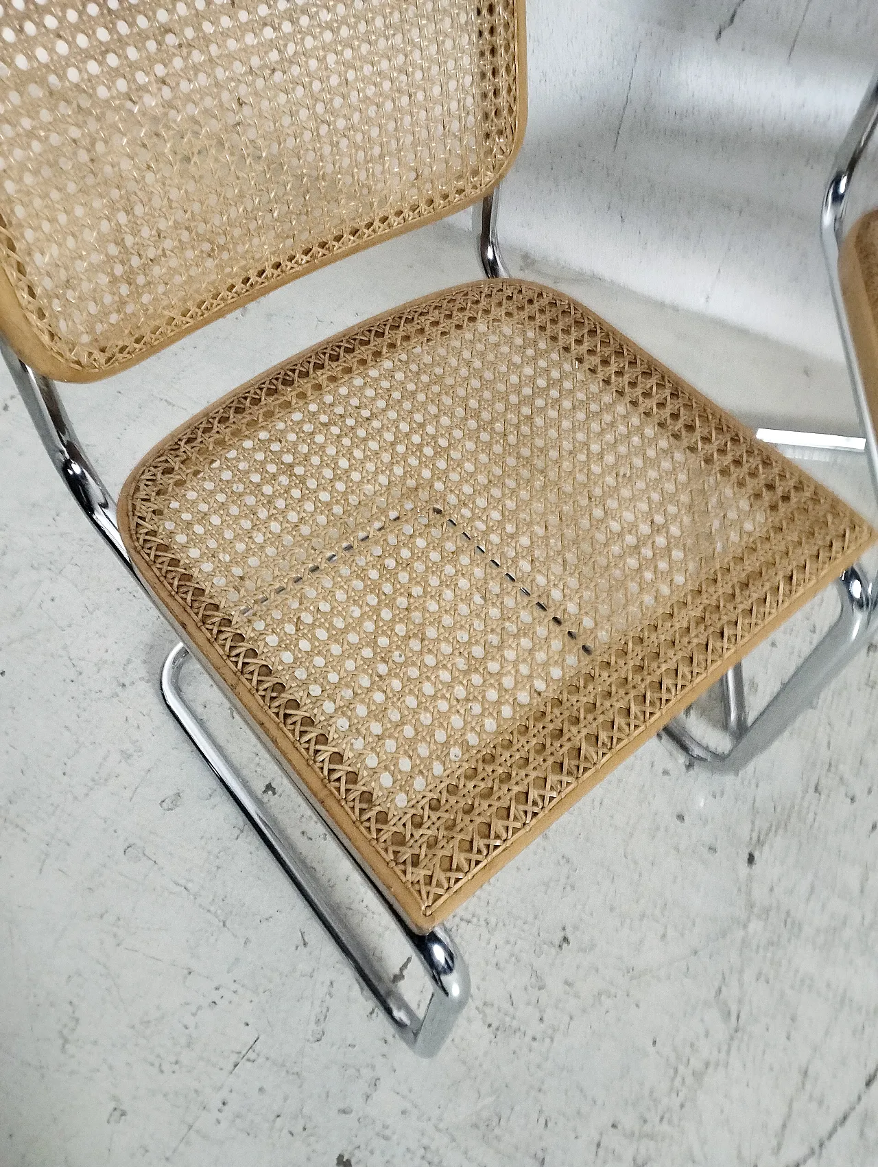 4 Cesca chairs by Marcel Breuer for Gavina, 70s 5