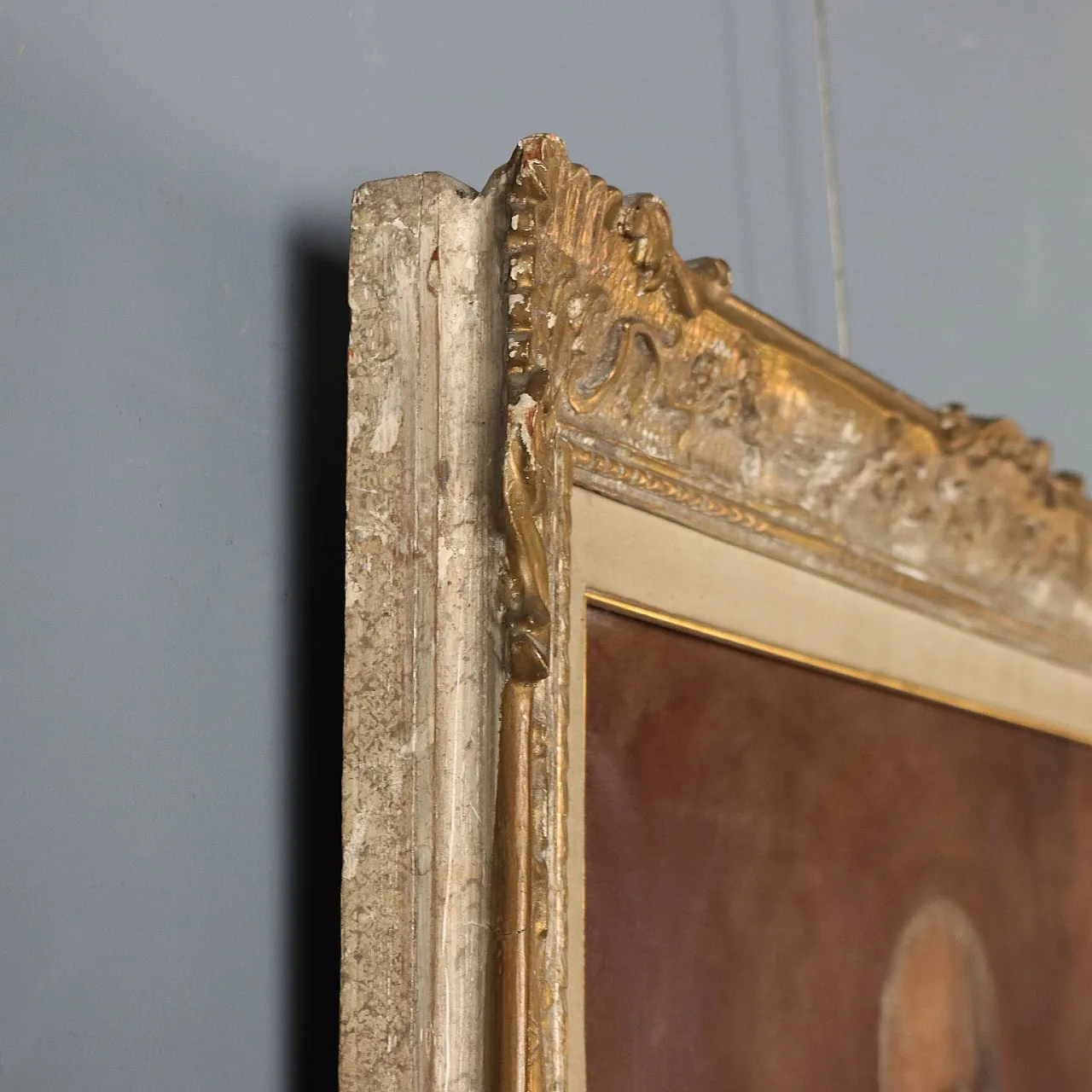 Ritratto di un uomo elegante e dignitoso, olio su tela, '900 8