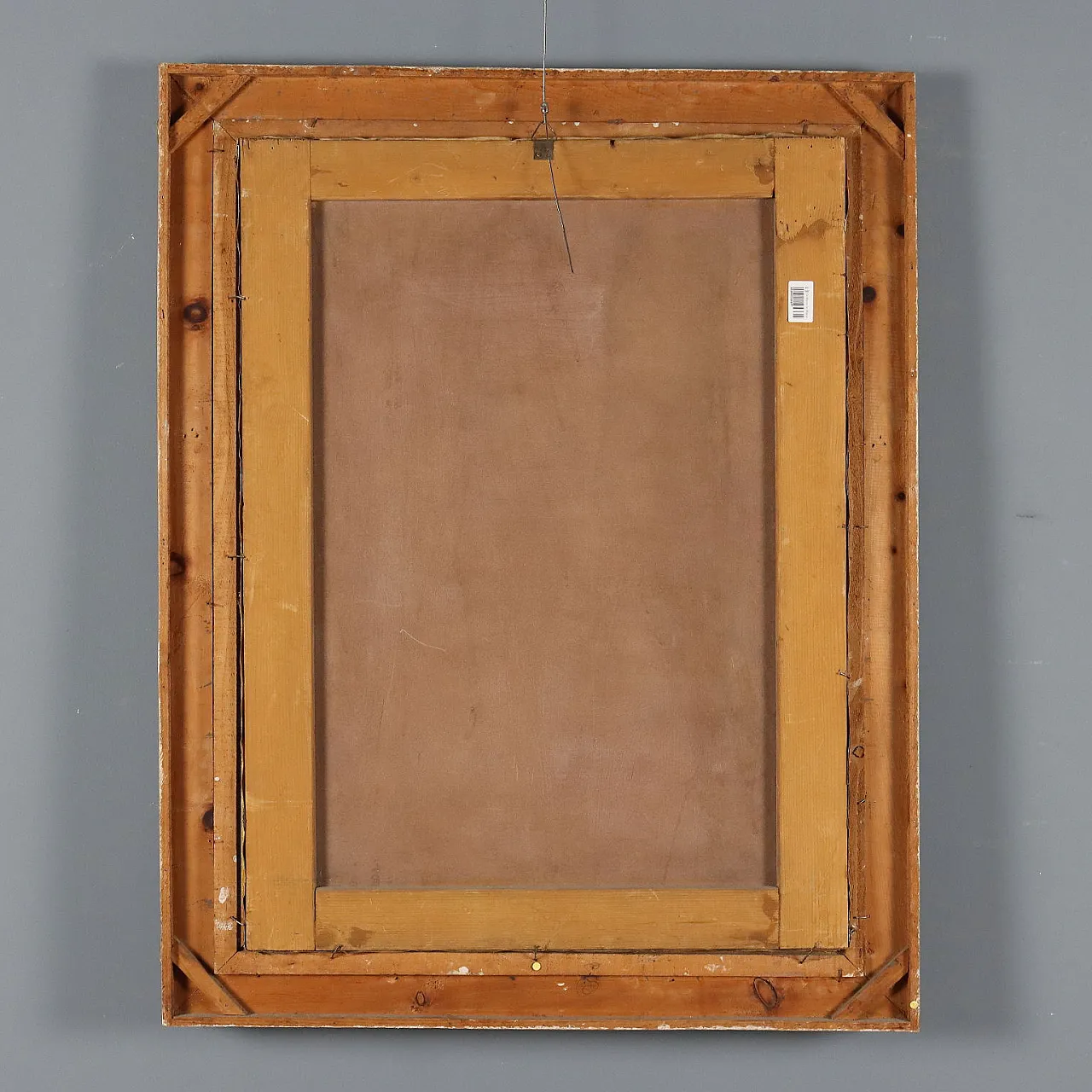 Ritratto di un uomo elegante e dignitoso, olio su tela, '900 9