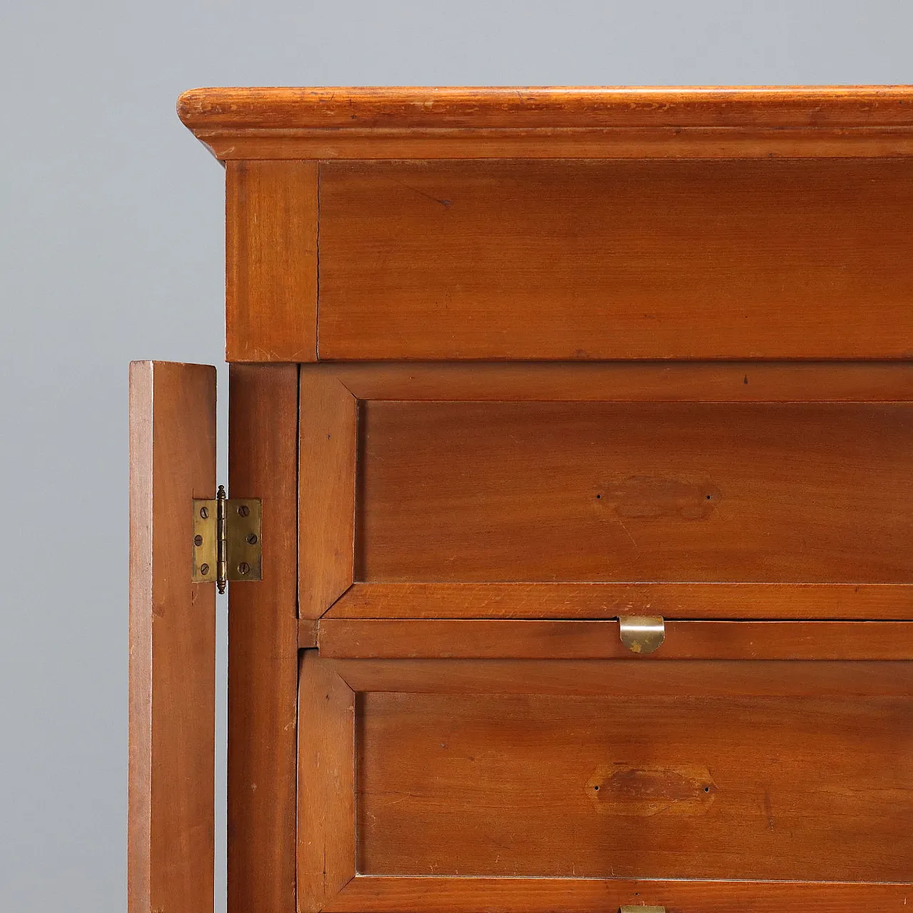 Chest of drawers in mahogany, oak, poplar and bronze, 20th century 4