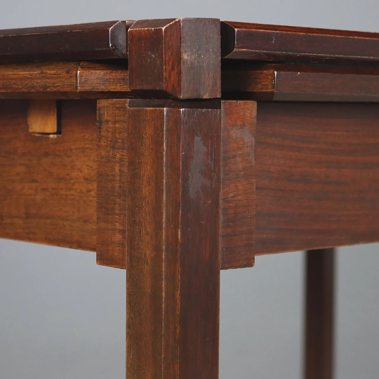 Exotic wood veneer table, 20th century 6