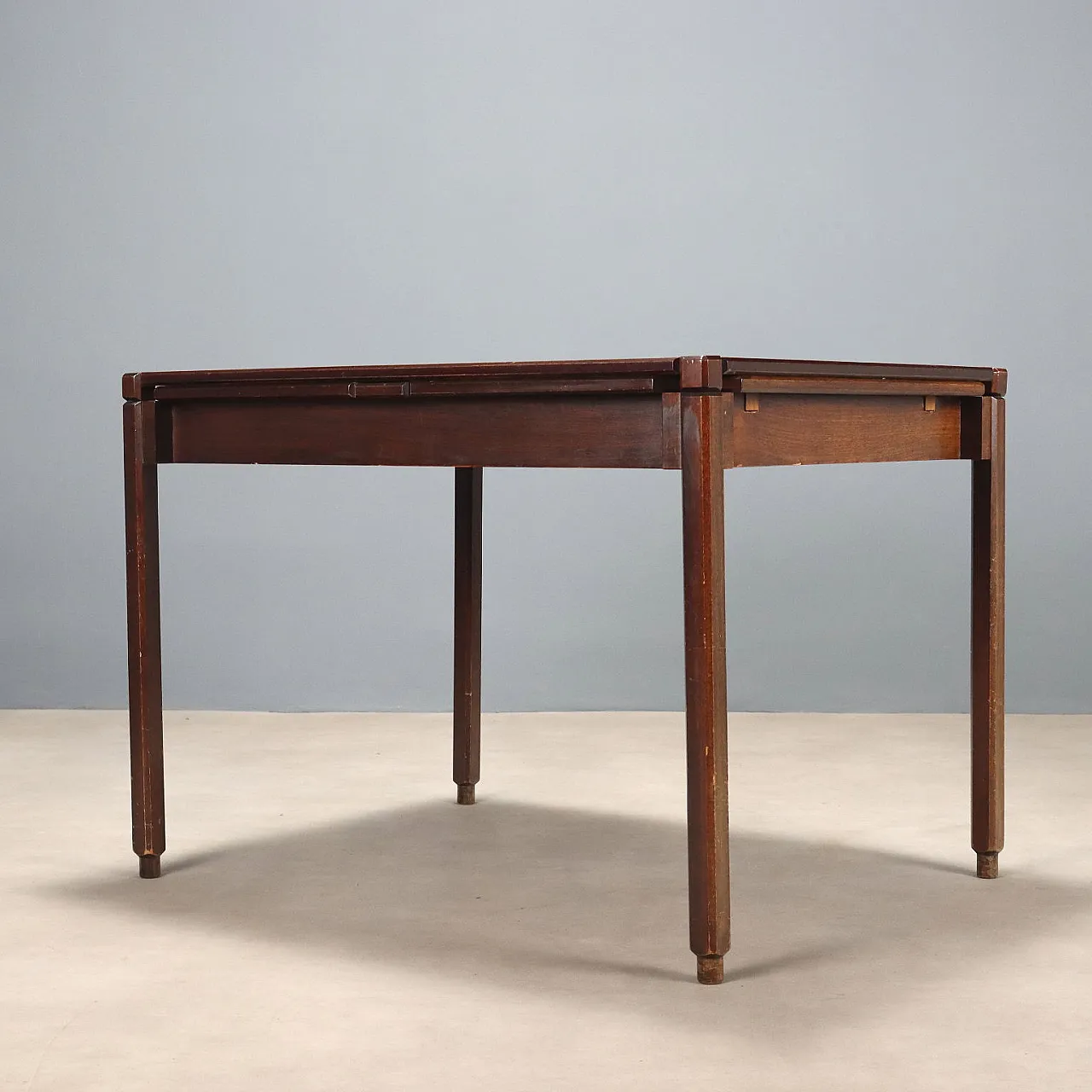 Exotic wood veneer table, 20th century 7