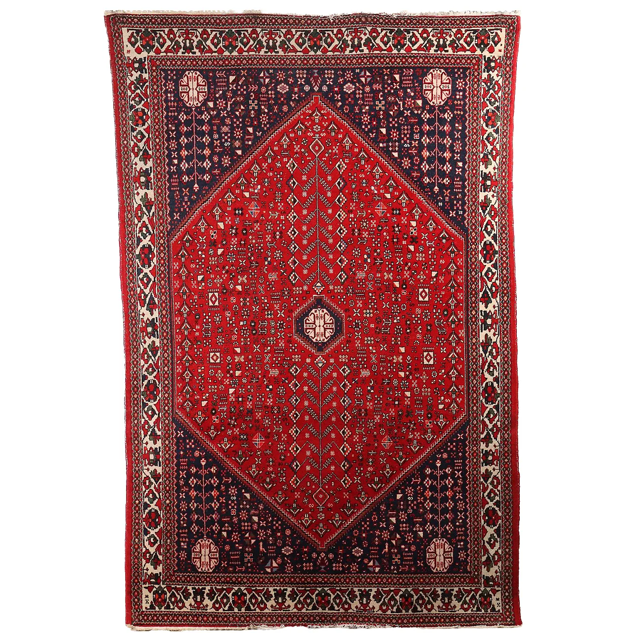 Tappeto Kaskay iraniano in cotone e lana 1