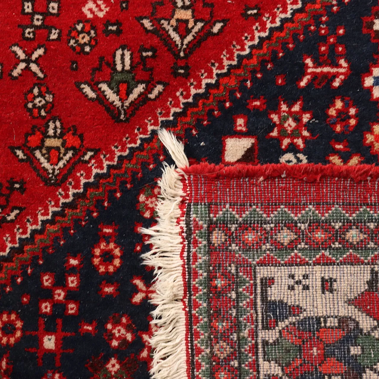 Tappeto Kaskay iraniano in cotone e lana 9