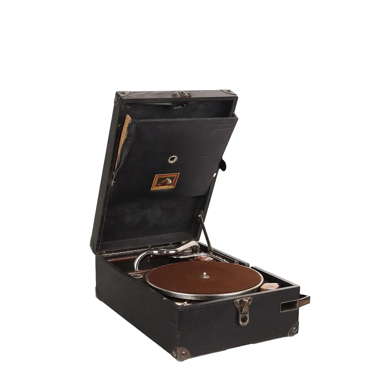 Grammofono a valigetta La Voce del Padrone, anni '30 1
