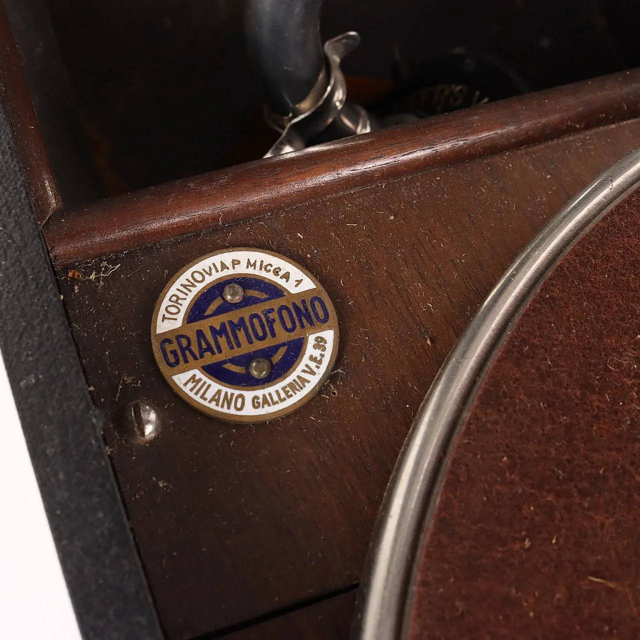 Grammofono a valigetta La Voce del Padrone, anni '30 4