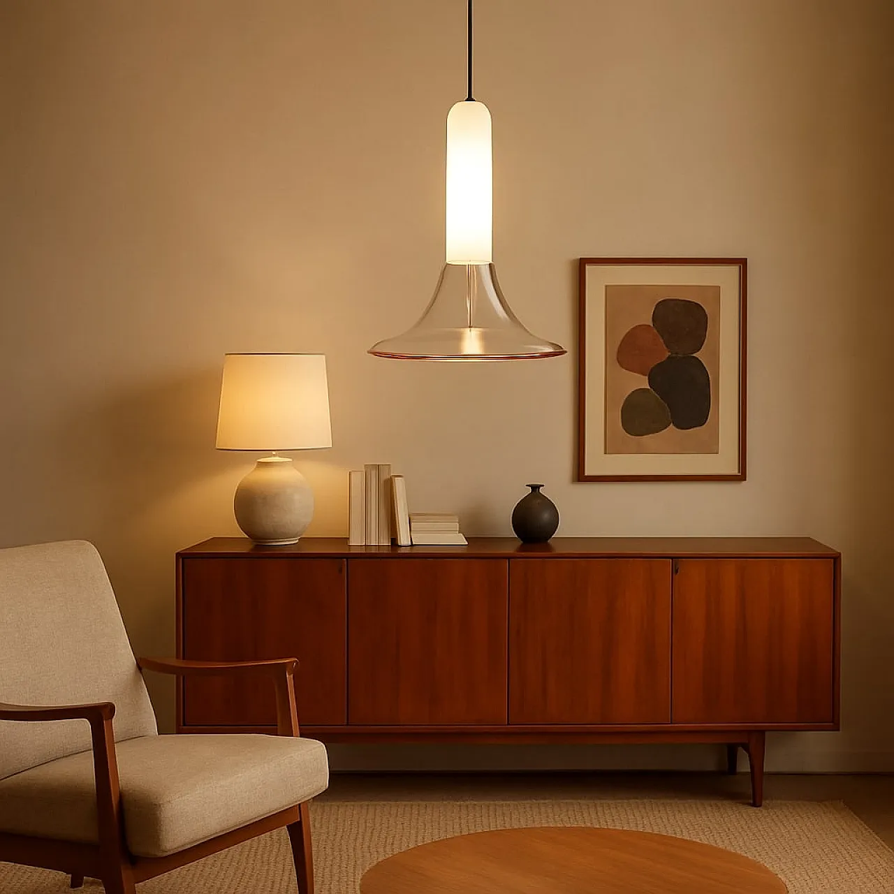 Sideboard with walnut veneer, 20th century 2